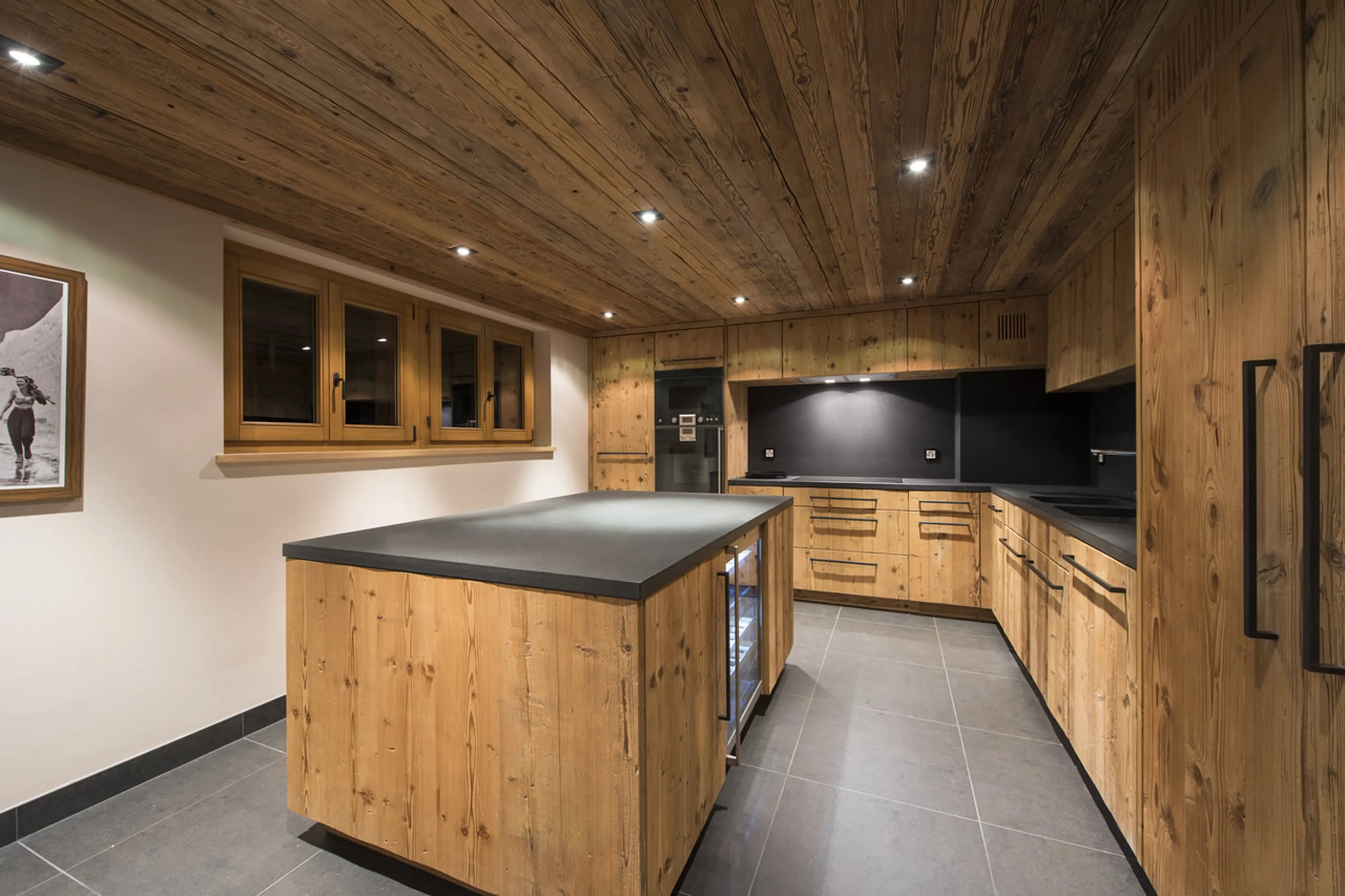 Sirocco kitchen at Alpine Estate in Verbier