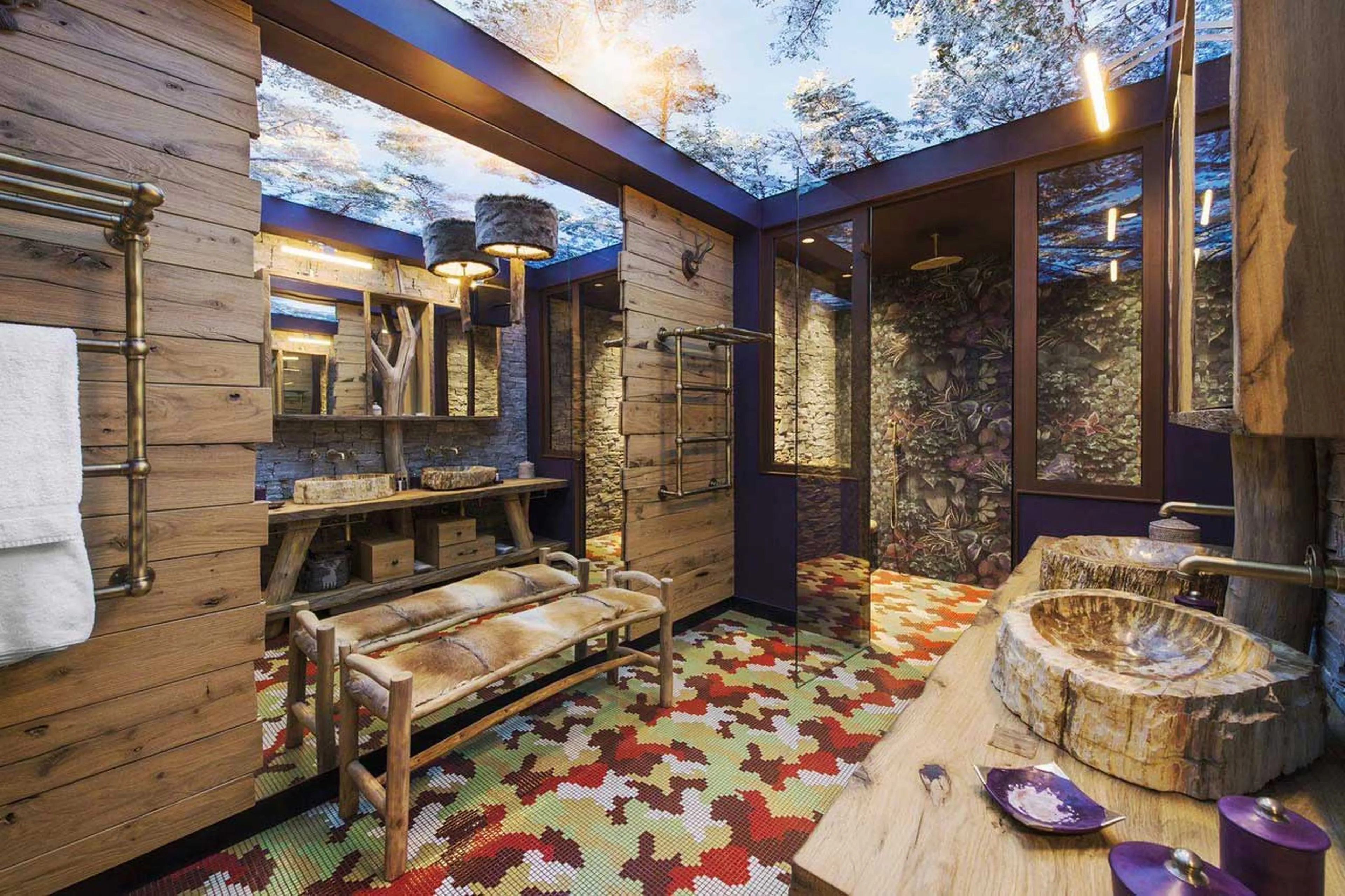 Bathroom one at Chalet Sisimiut in Courchevel 1550