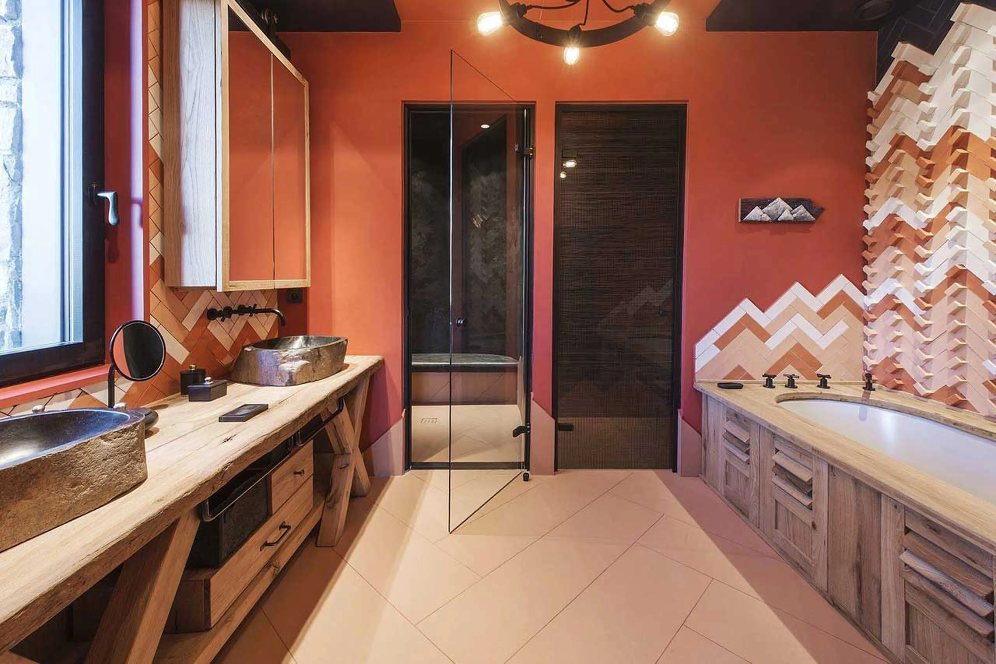 Bathroom three at Chalet Sisimiut in Courchevel 1550