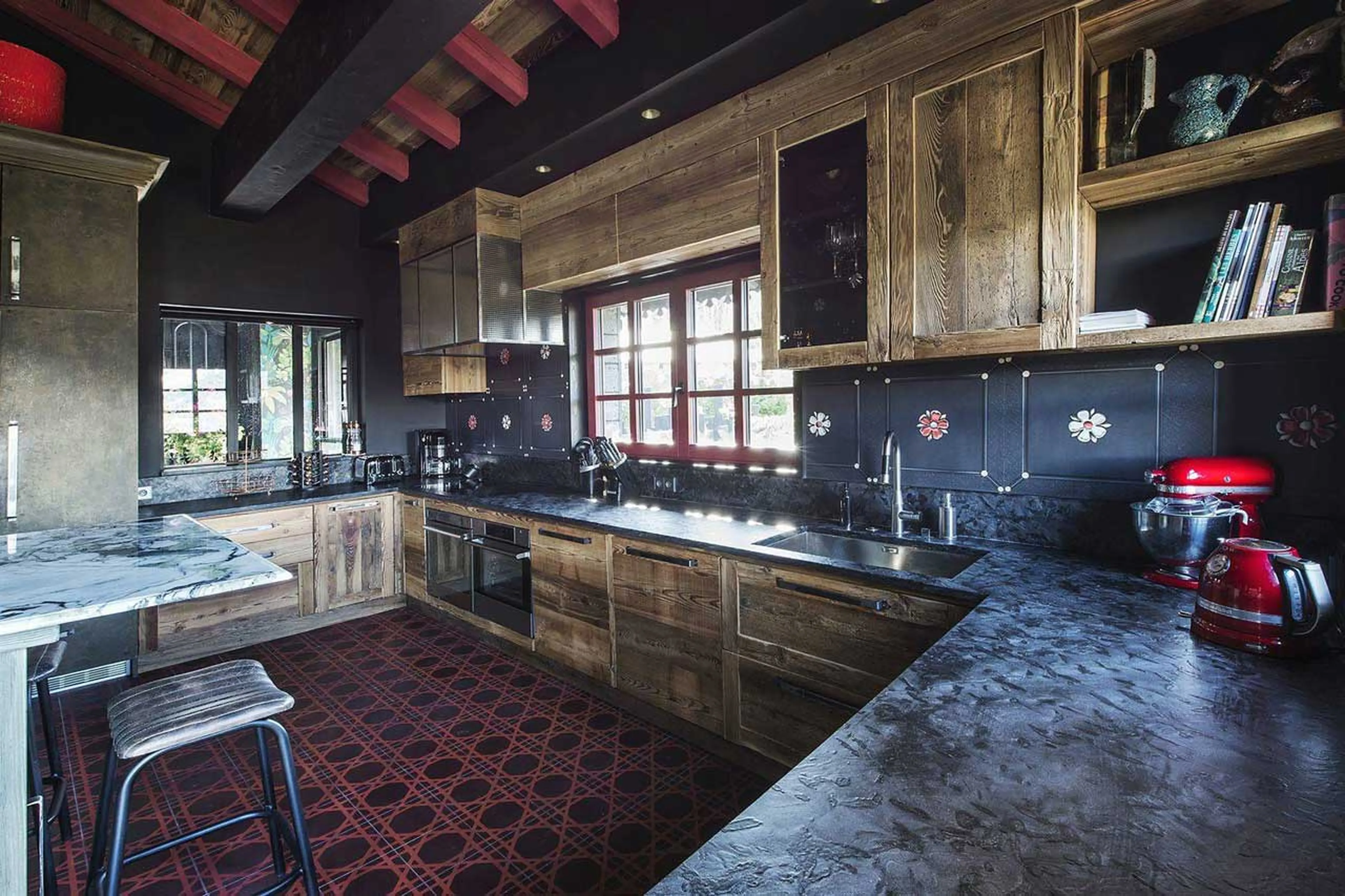Kitchen at Chalet Sisimiut in Courchevel 1550