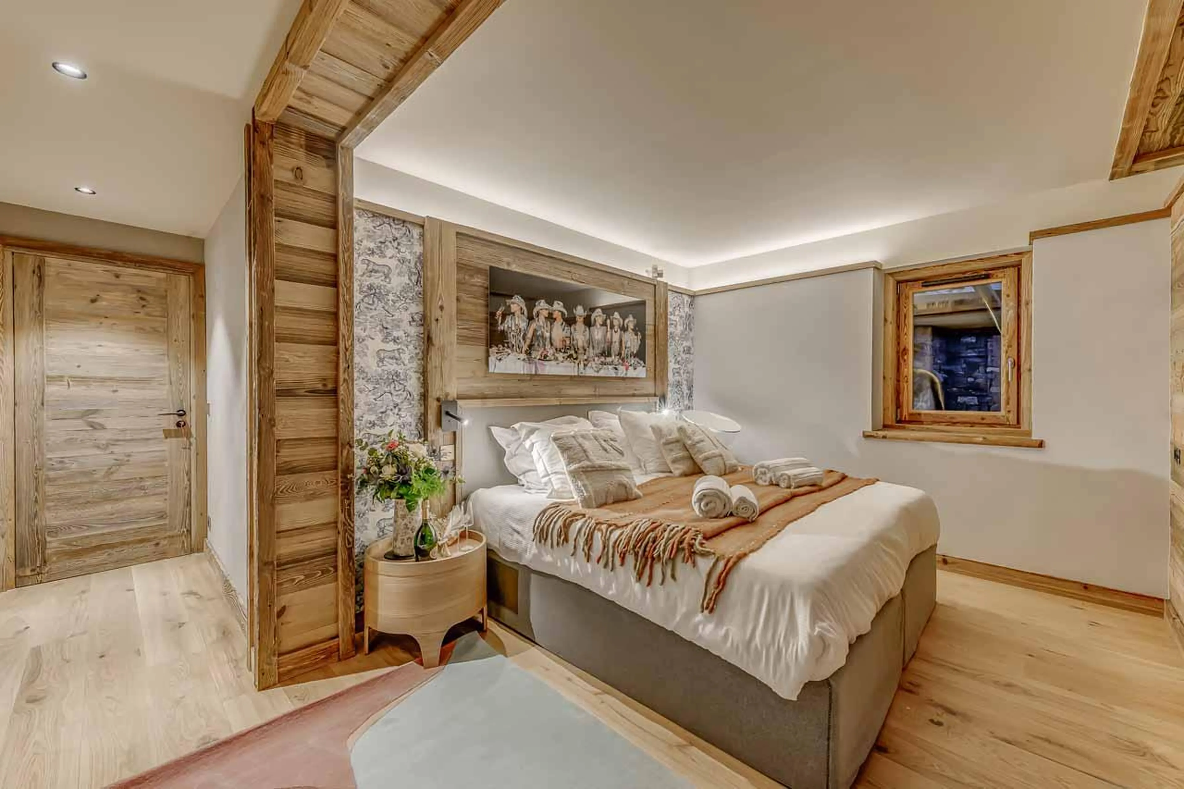 Double bedroom in Chalet Sneg, Tignes