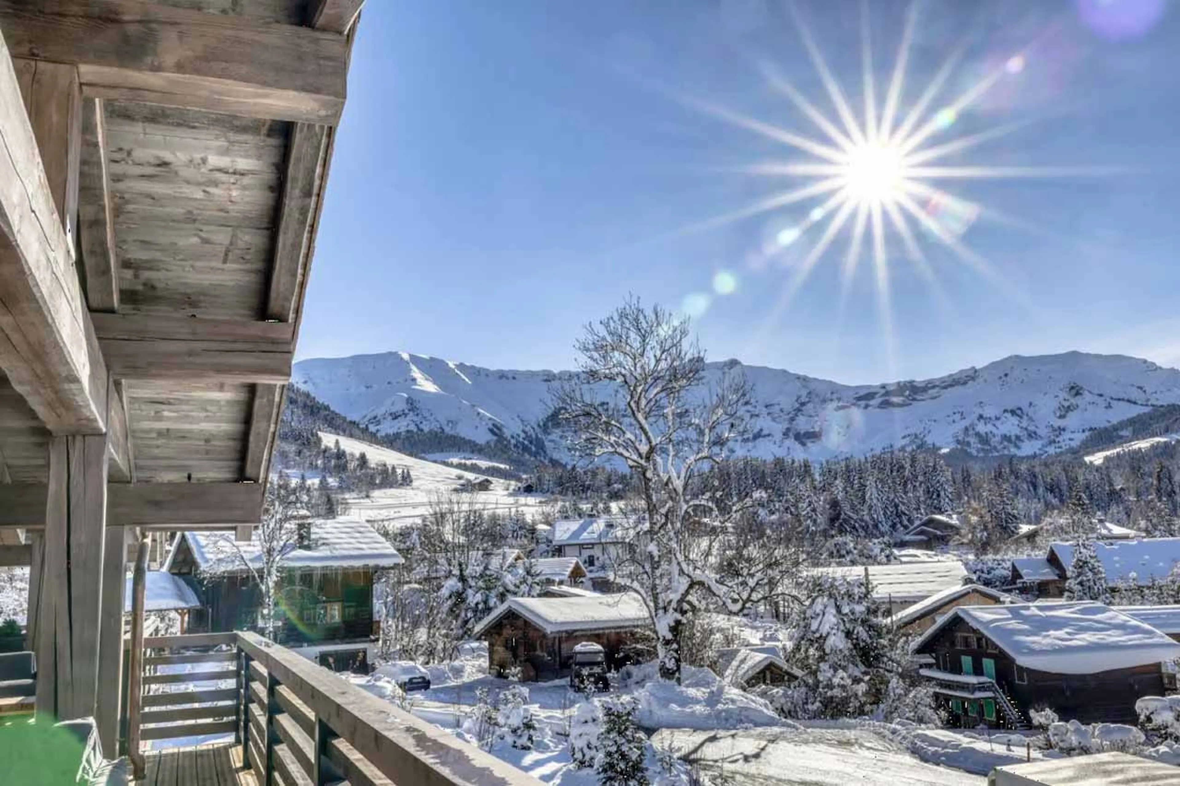 Views from Chalet Snowcat in Megeve