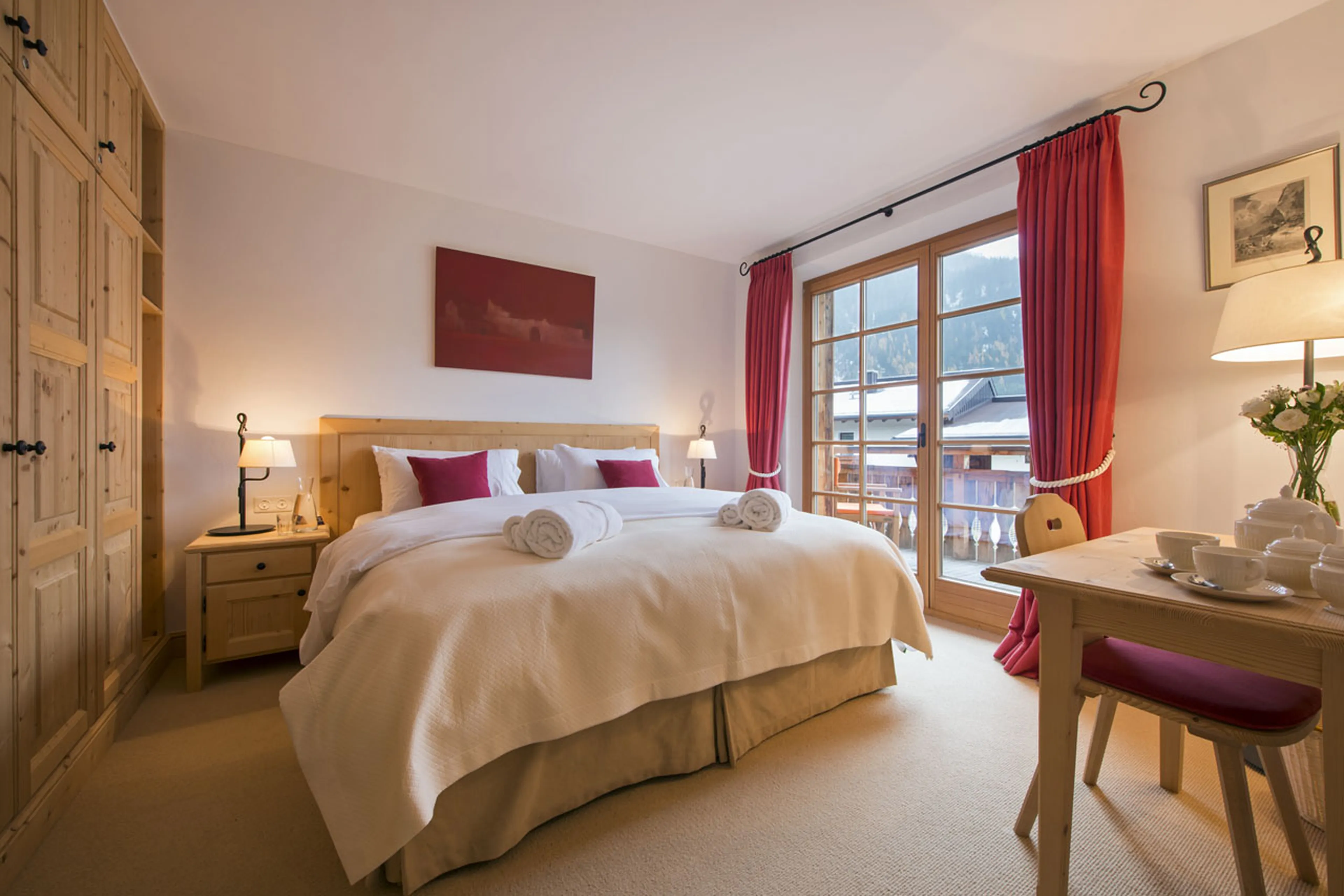 Bedroom three at Chalet Soline in St Anton