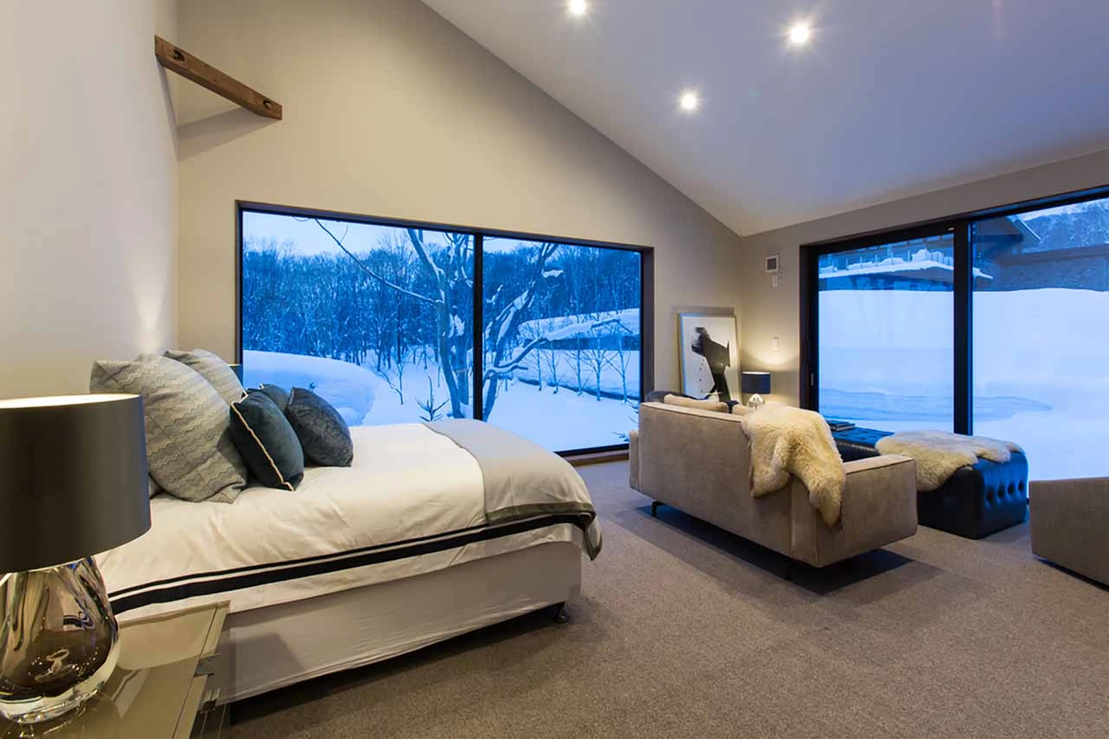 Bedroom one at Seasons Retreat in Niseko