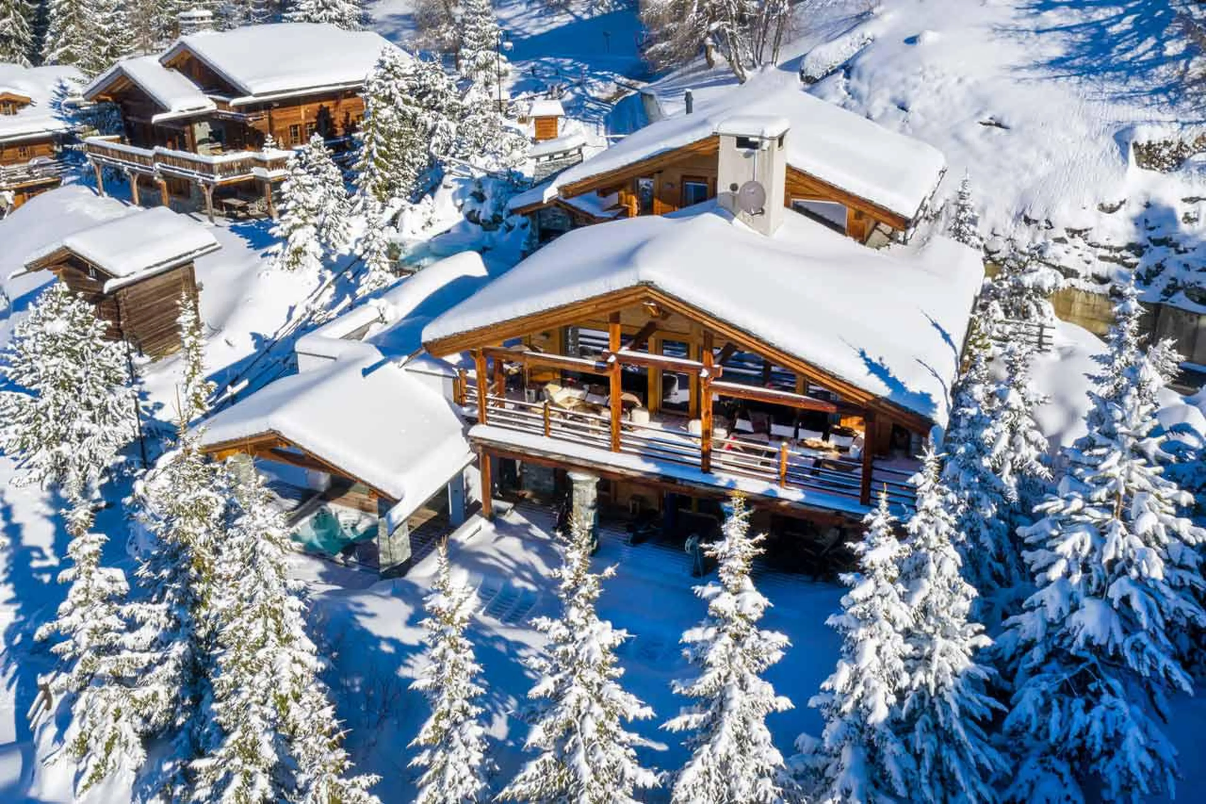 Exterior of Chalet Spa in Verbier