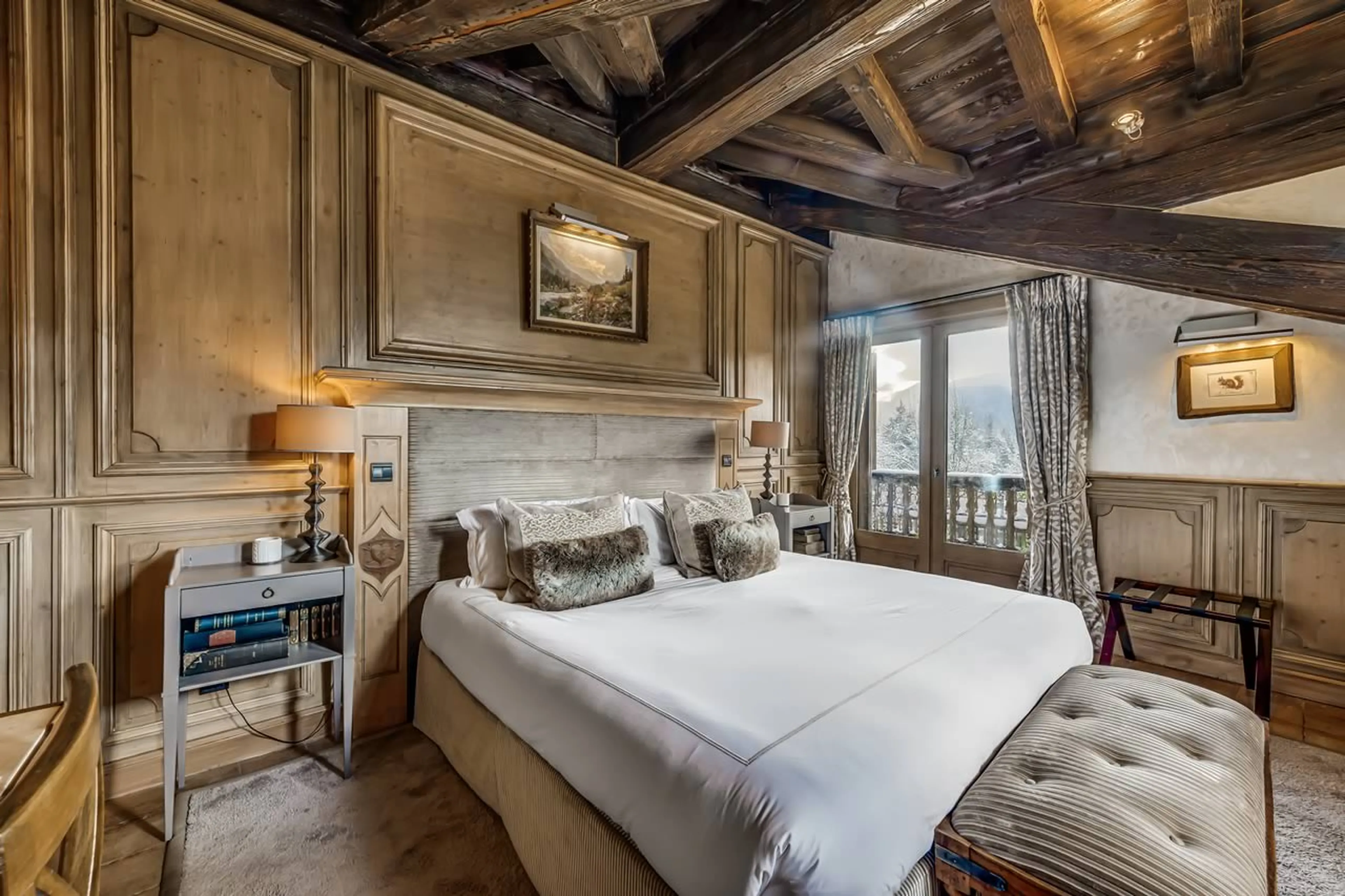 Bedroom four of Chalet St. Christophe in Courchevel 1850