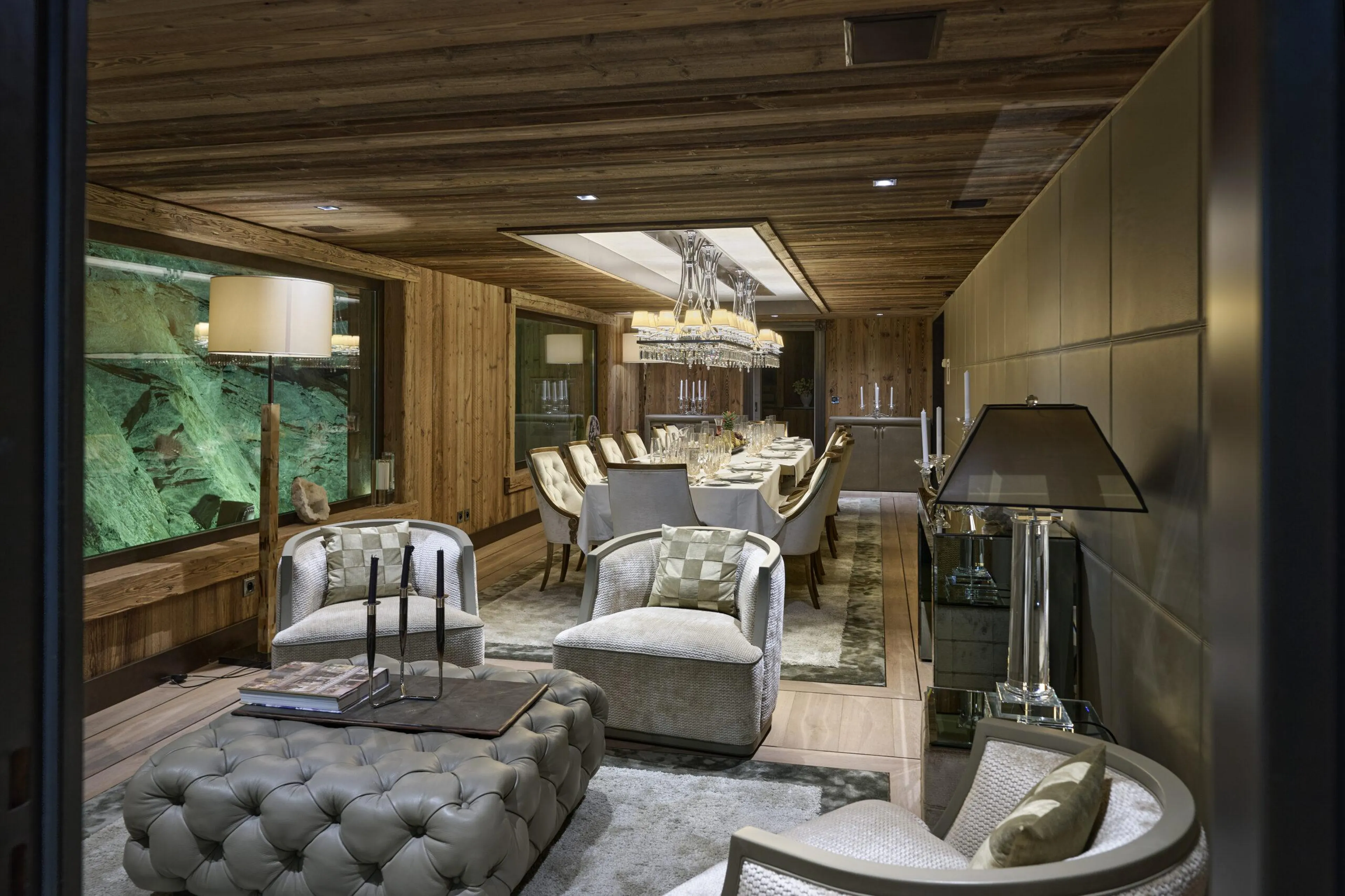 Dining room at Chalet Sun in Megeve