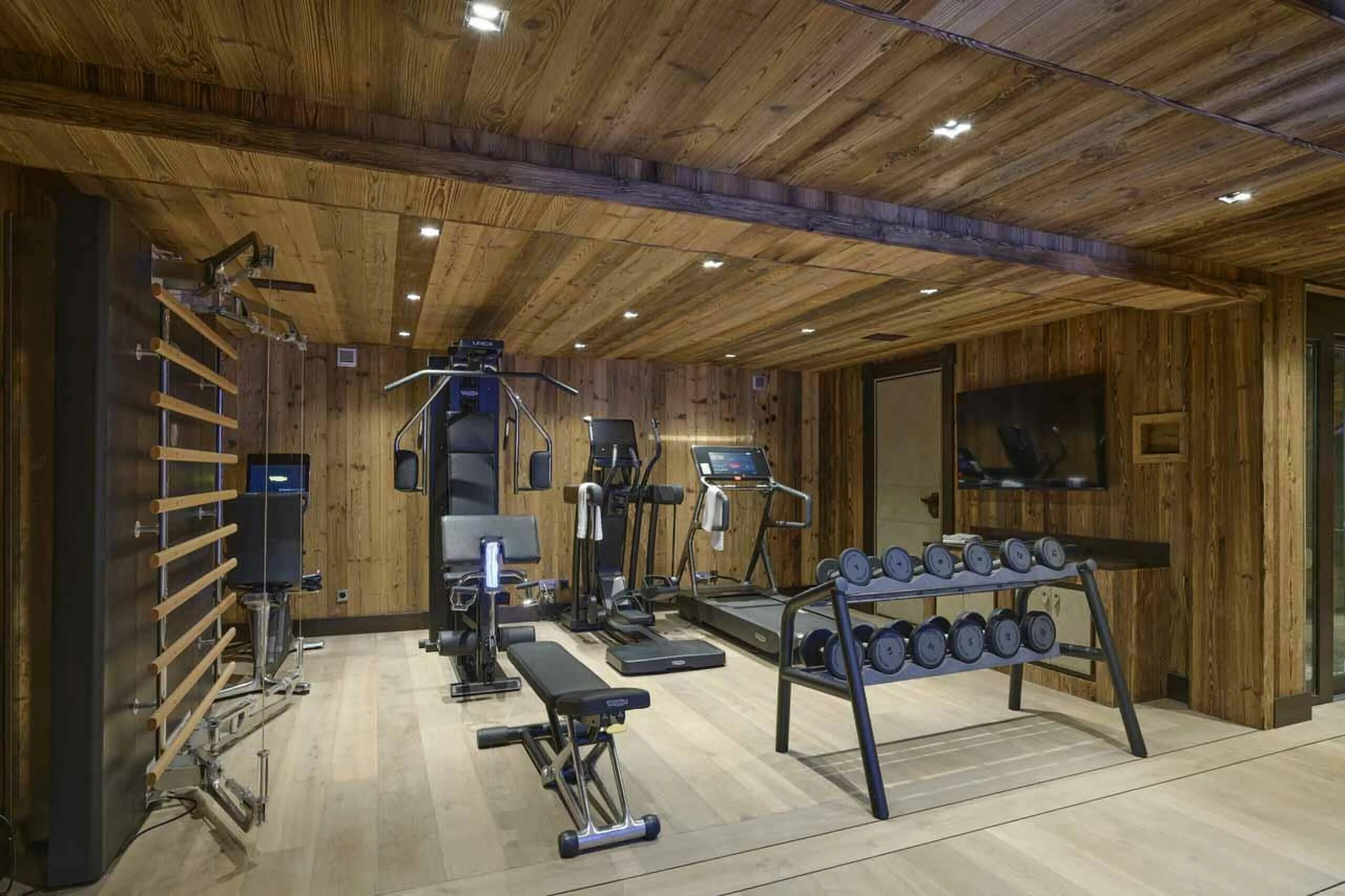 Gym at Chalet Sun in Megeve