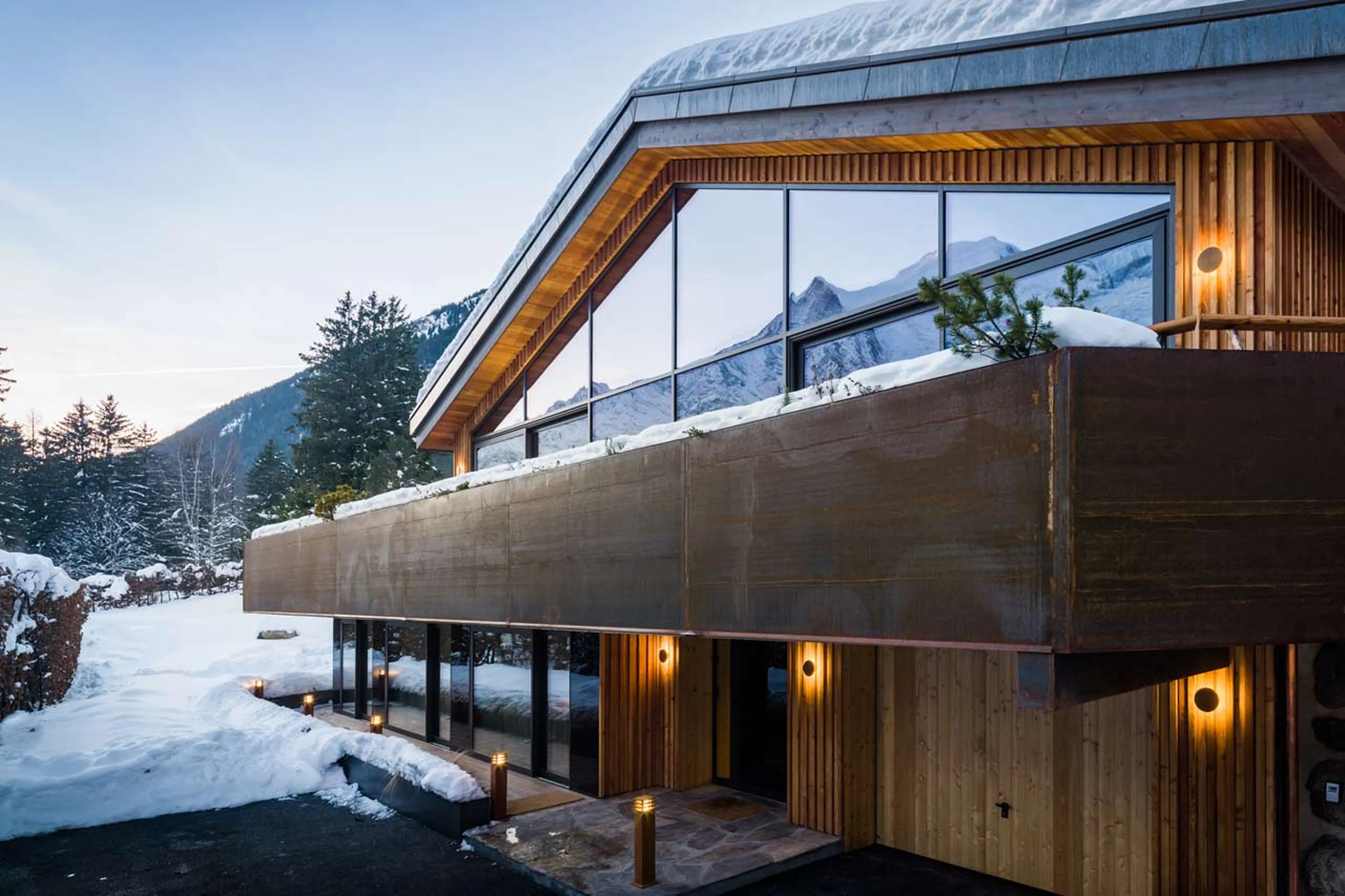 Exterior of Chalet Sundara in Chamonix