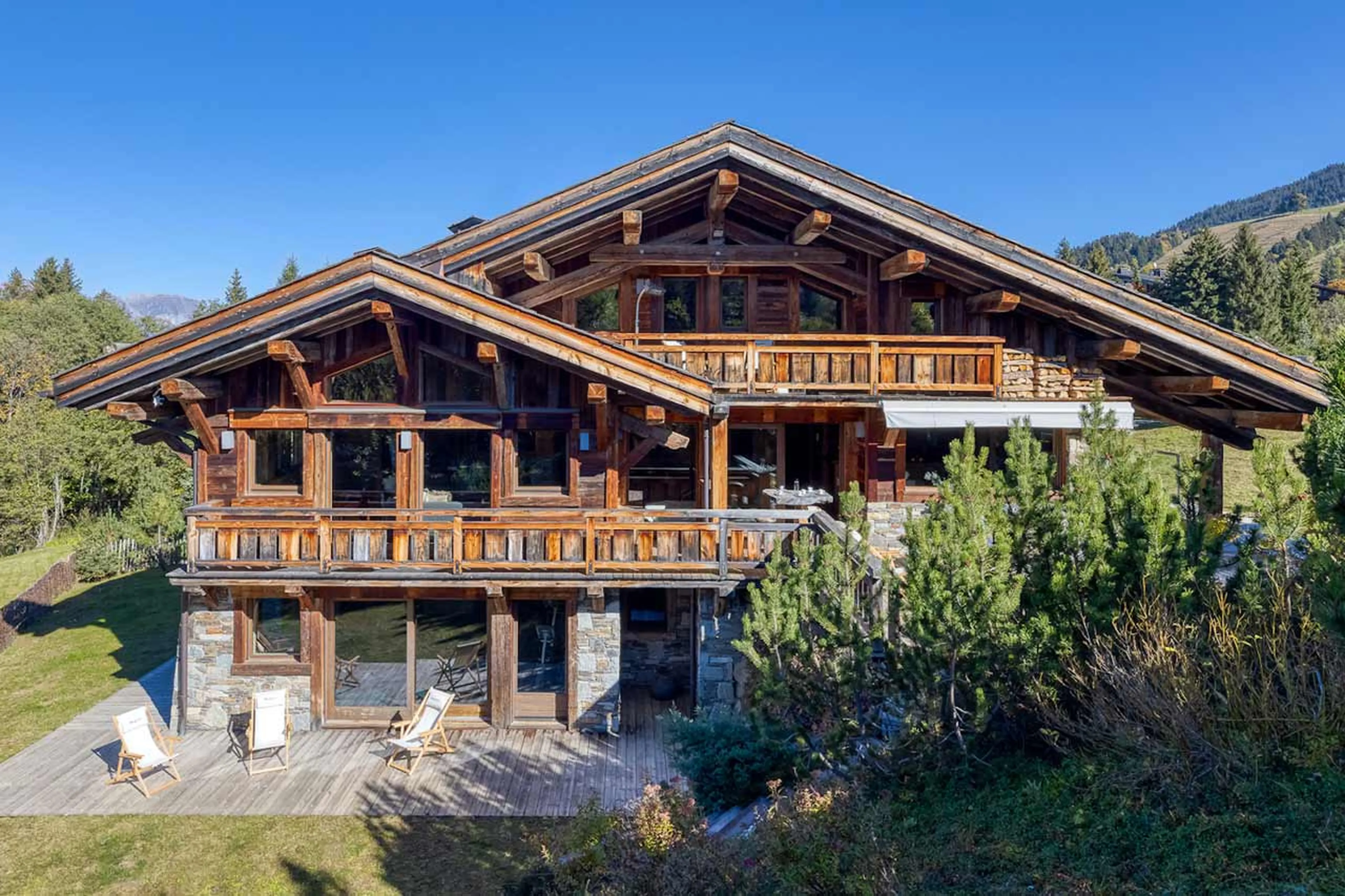 Exterior of Chalet Talland in Megeve
