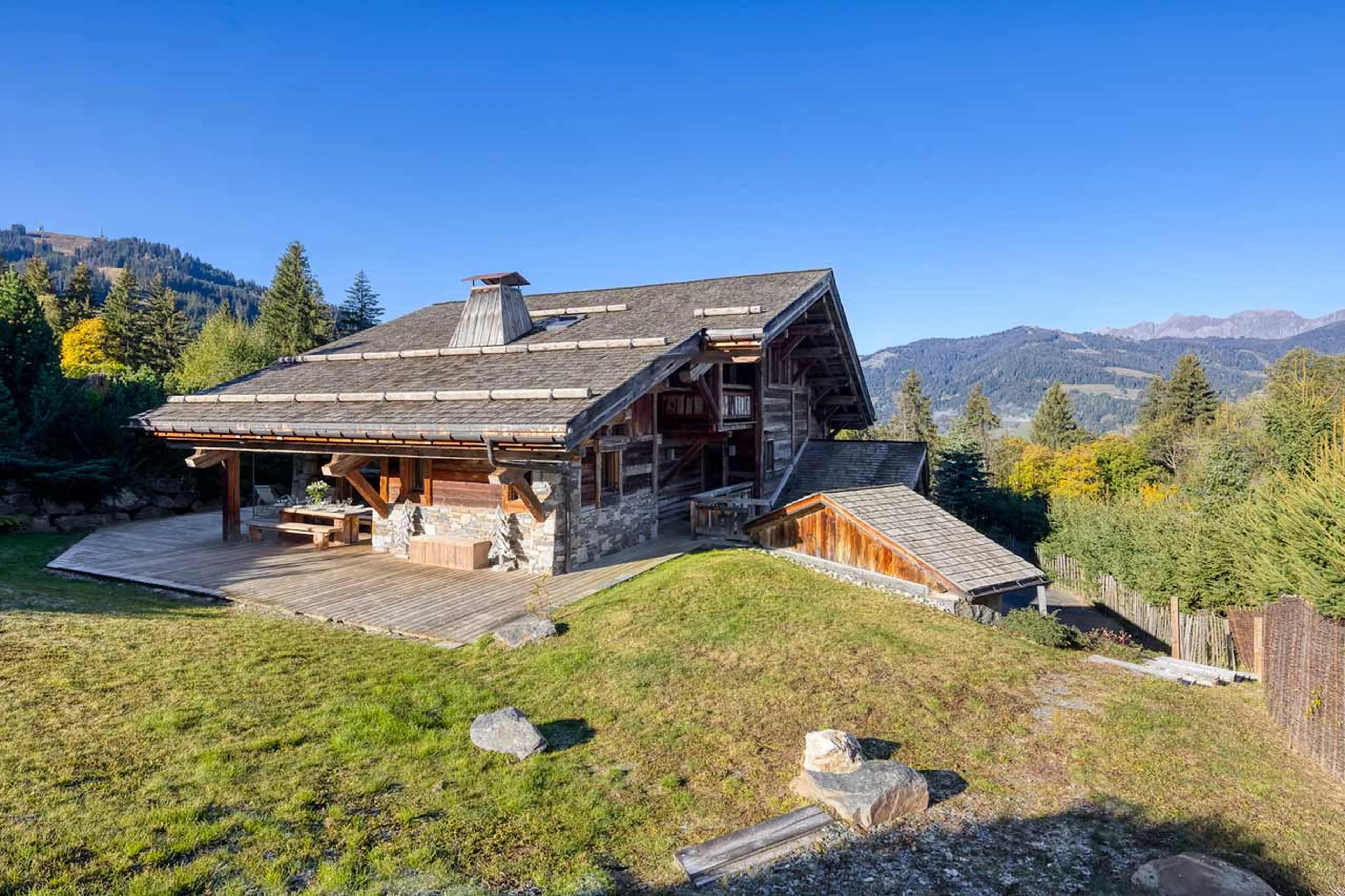 Stunning views at Chalet Talland in Megeve