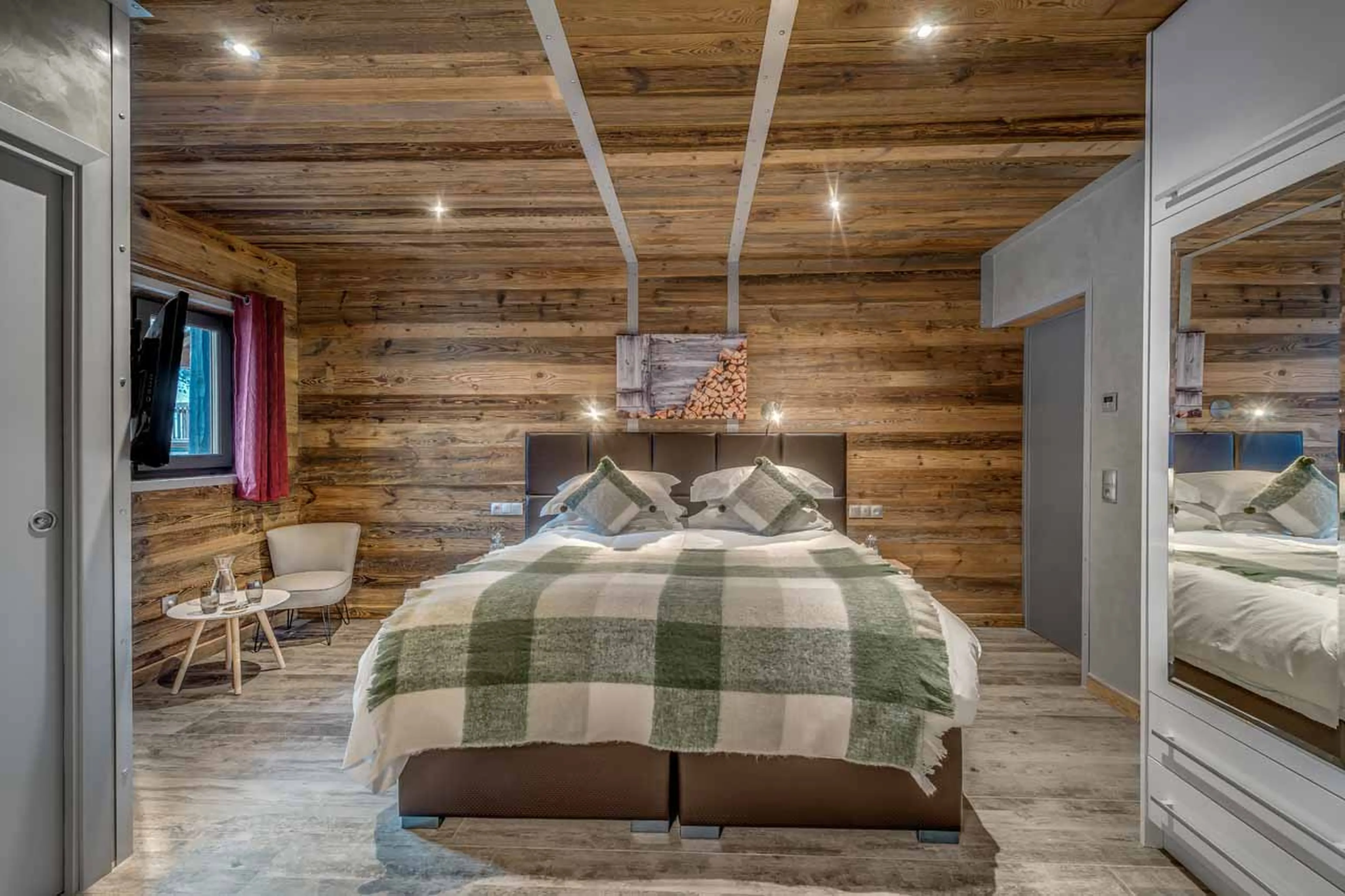 Bedroom two at Chalet Tango in Tignes
