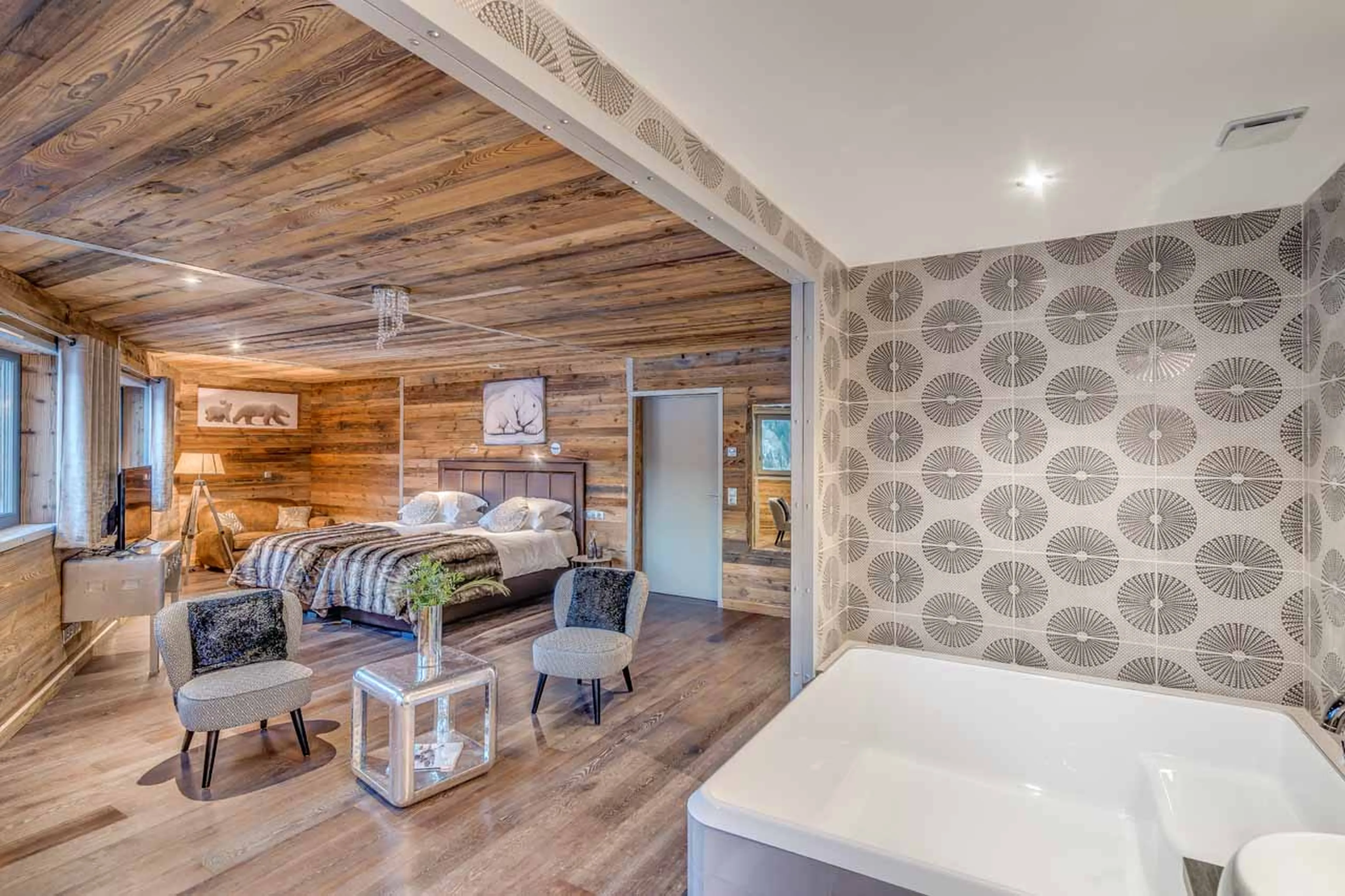 Bathroom three at Chalet Tango in Tignes