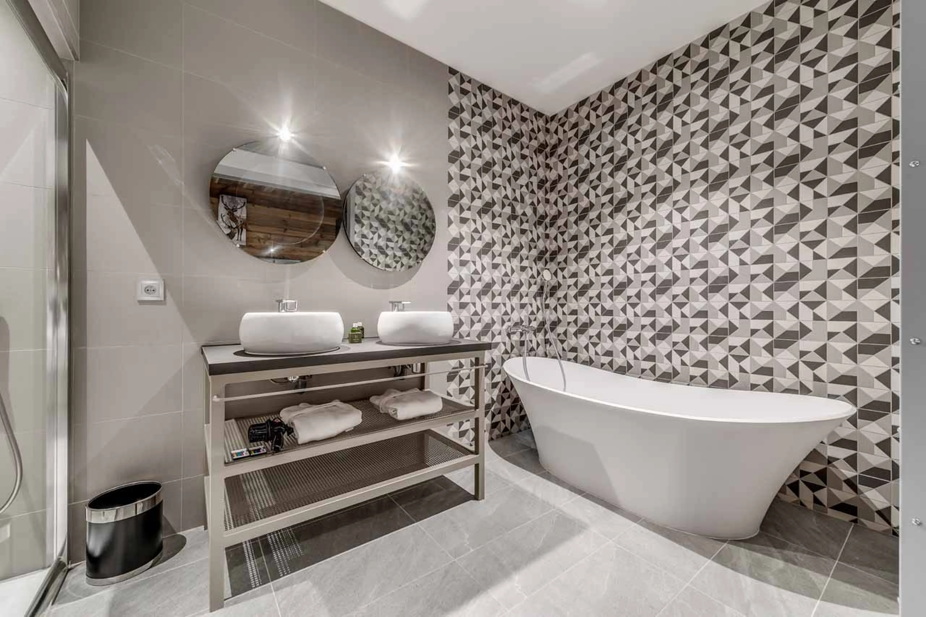 Bathtub at Chalet Tango in Tignes