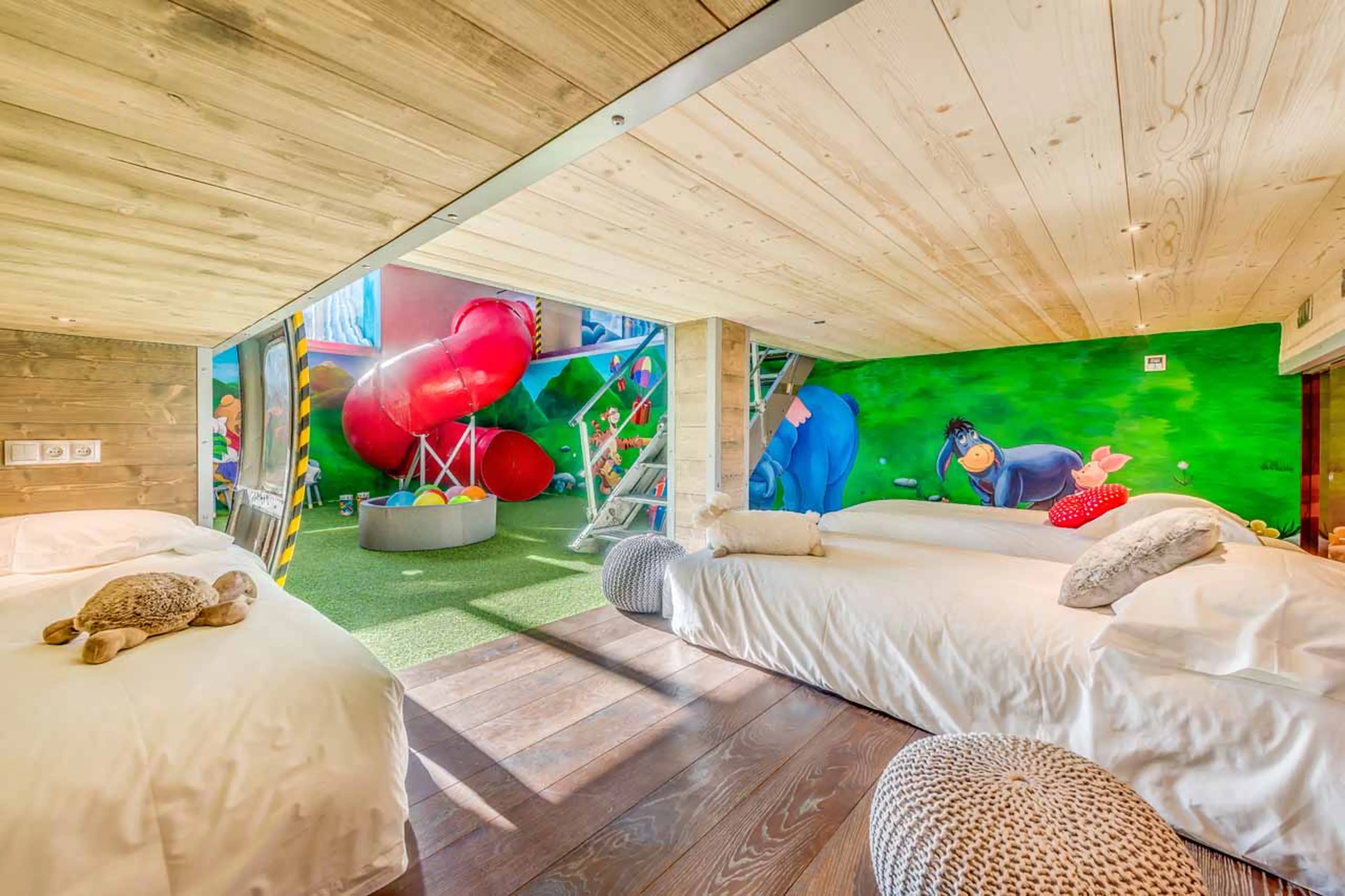 Bedroom six at Chalet Tango in Tignes