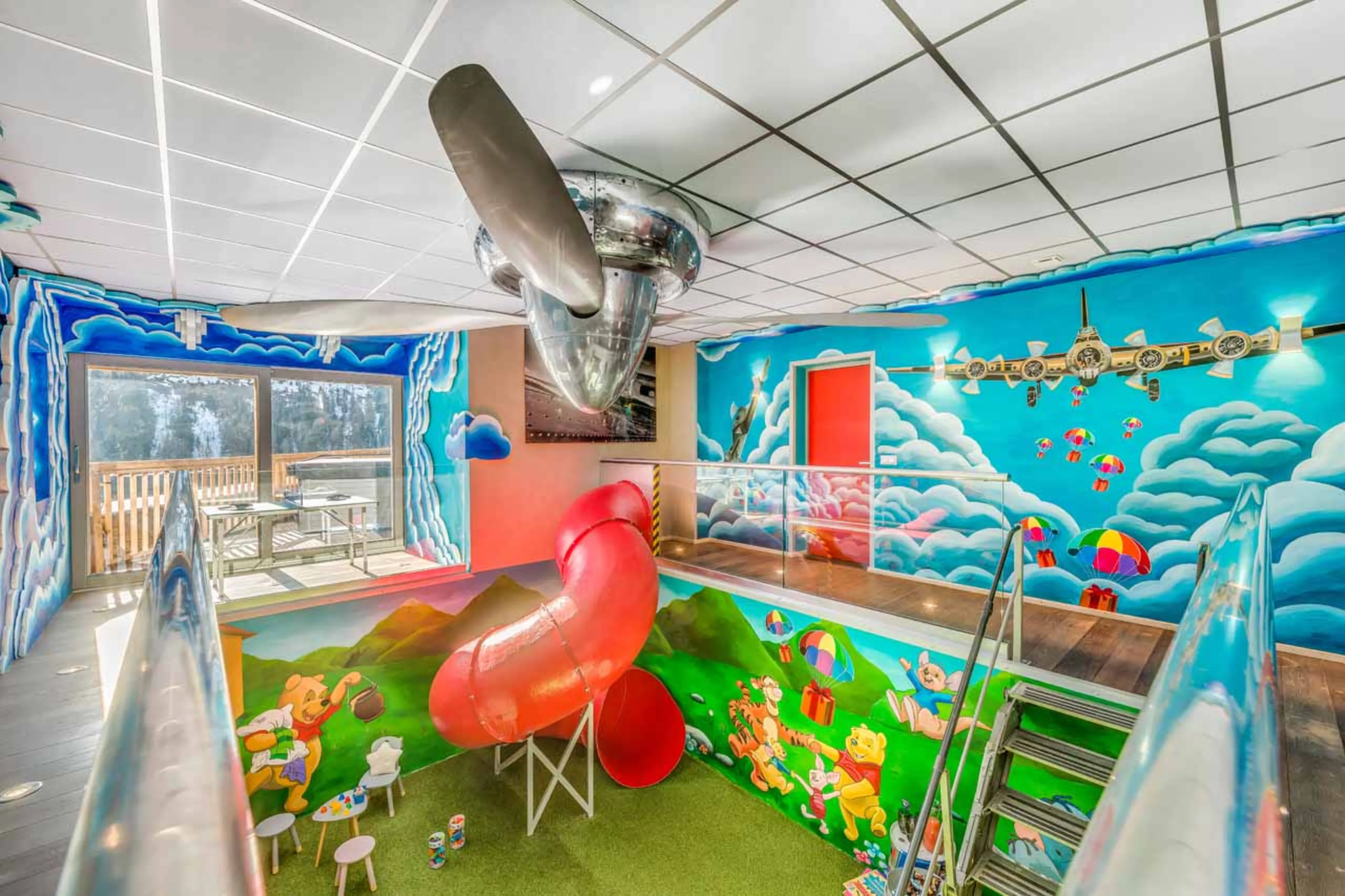 Playroom at Chalet Tango in Tignes