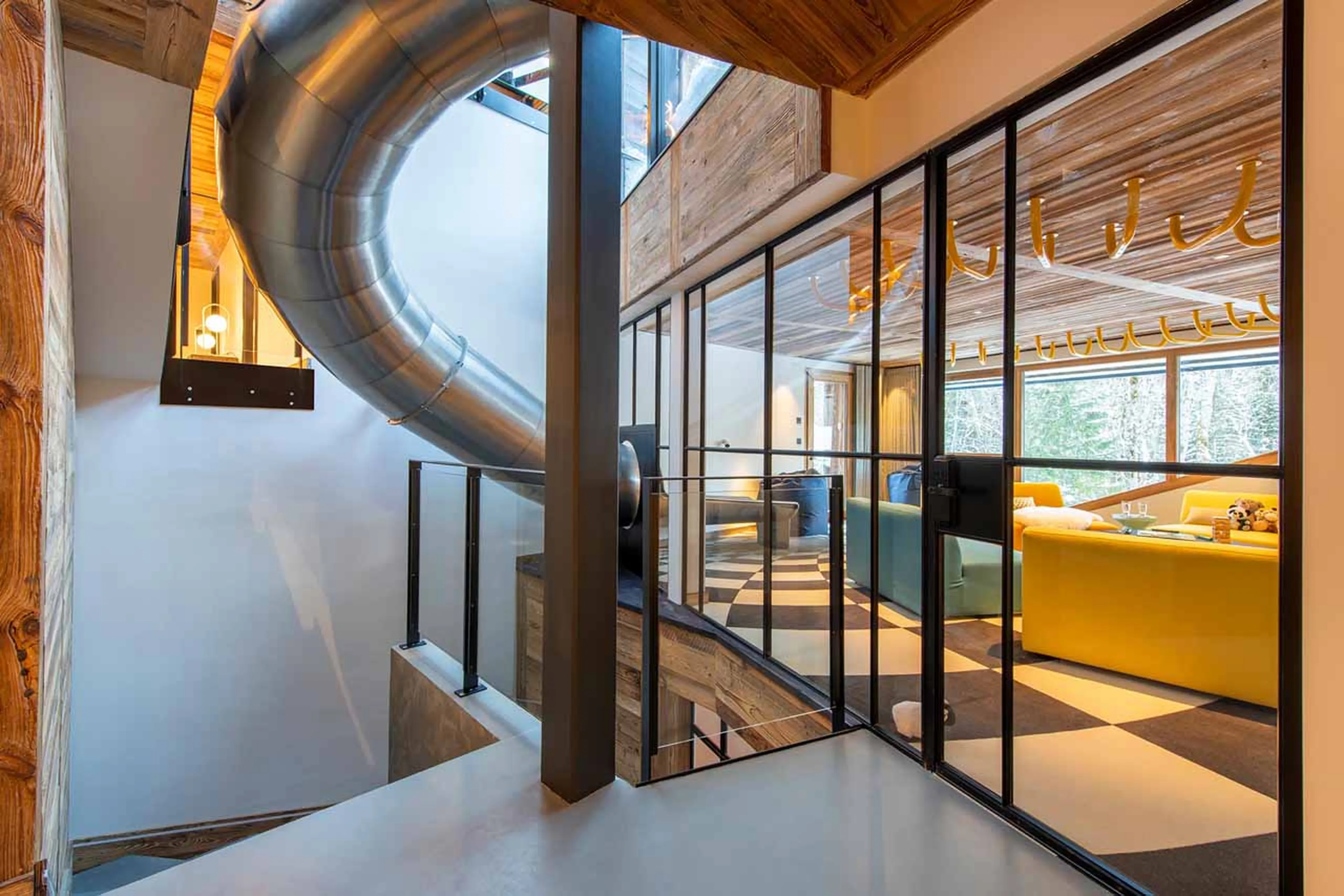 Slide at Chalet Tataali in Morzine