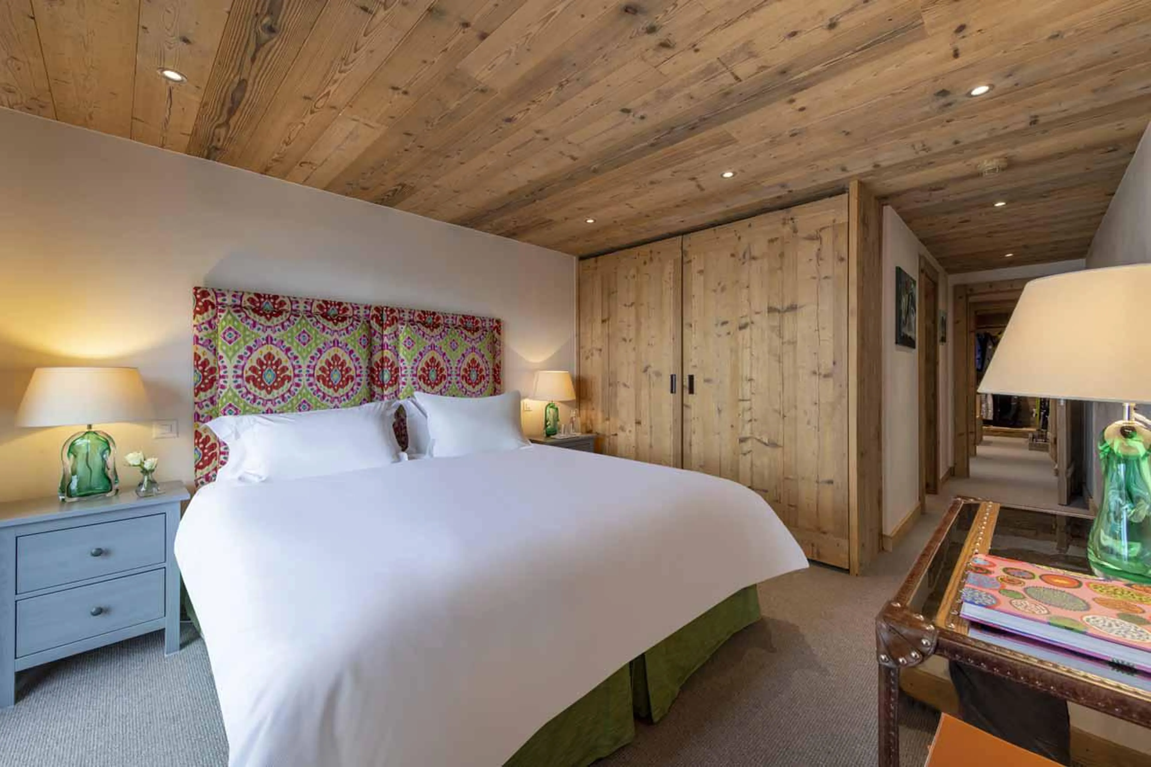 Bedroom two at Chalet Teredo in Verbier