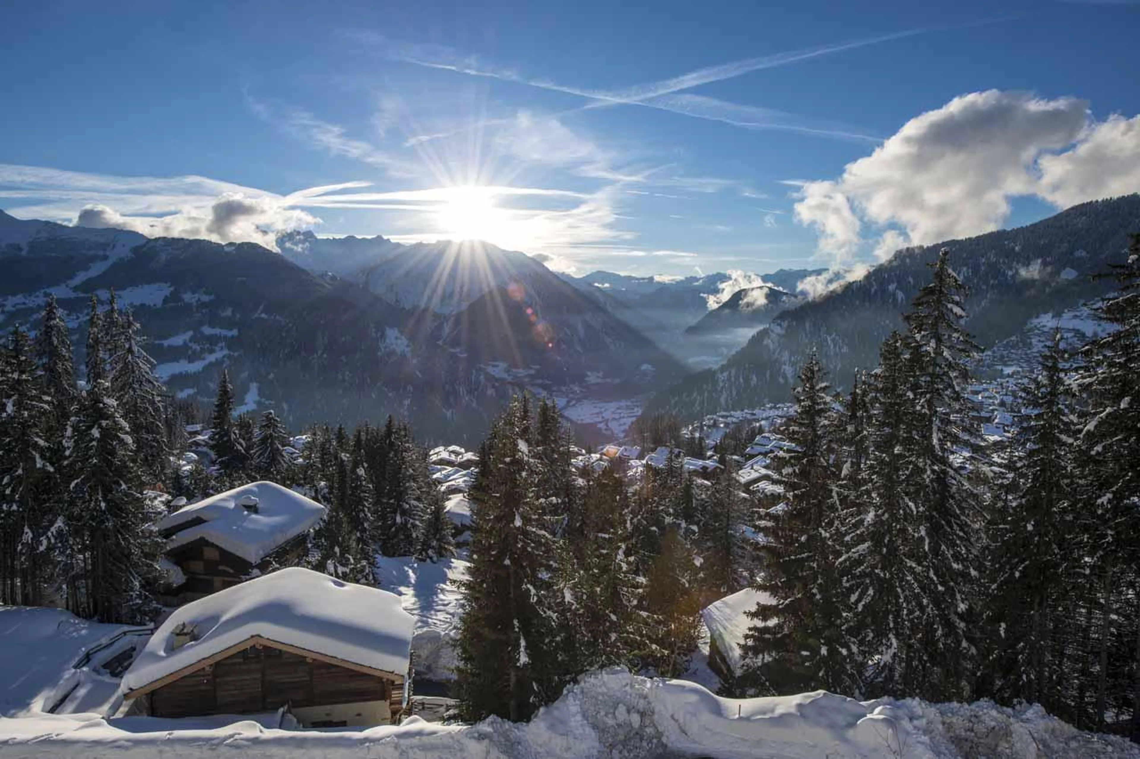 Ski-in/ski-out access to Chalet Tesseln in Verbier