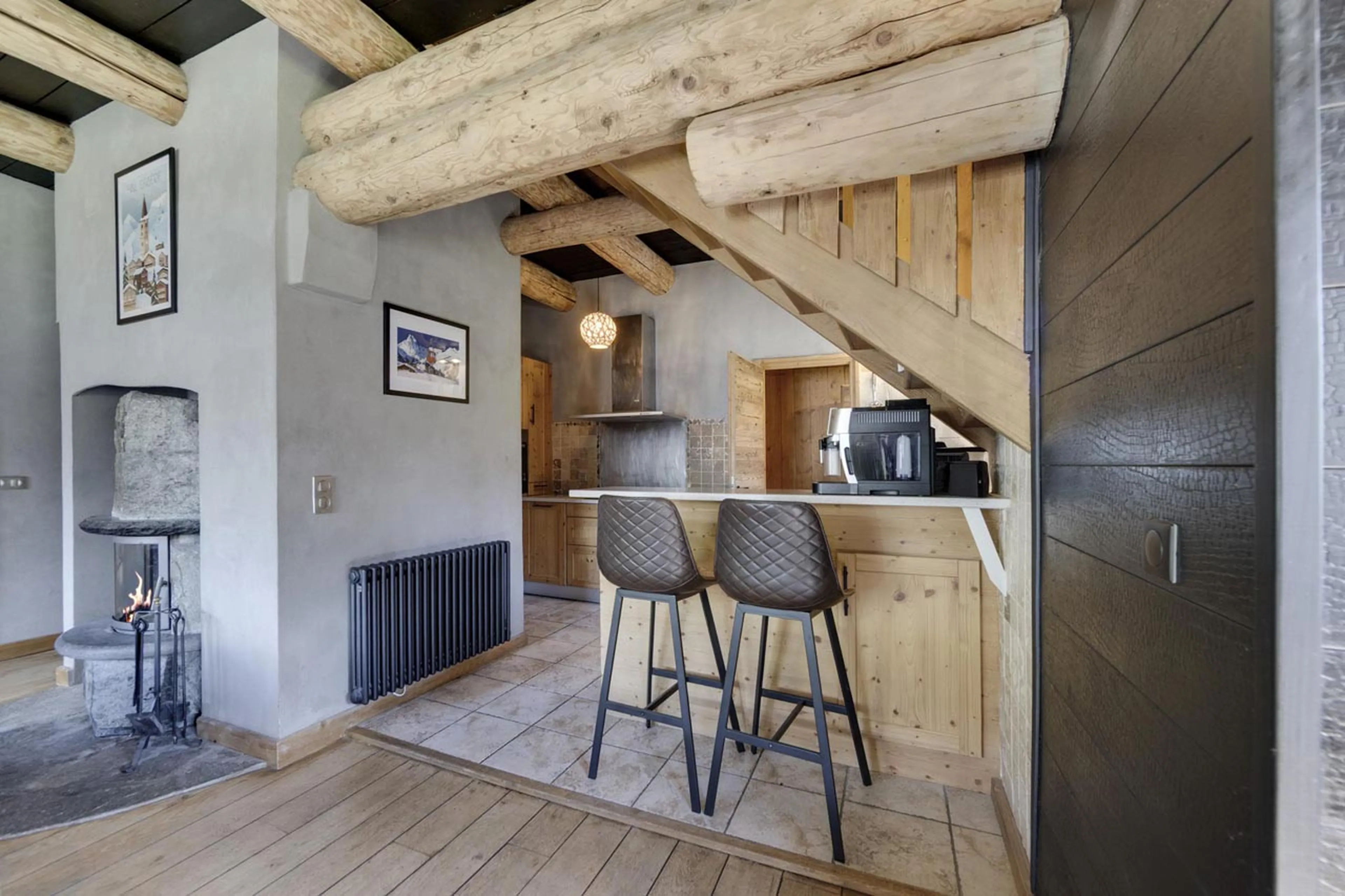 Kitchen at Chalet Thovex in Val d'Isere