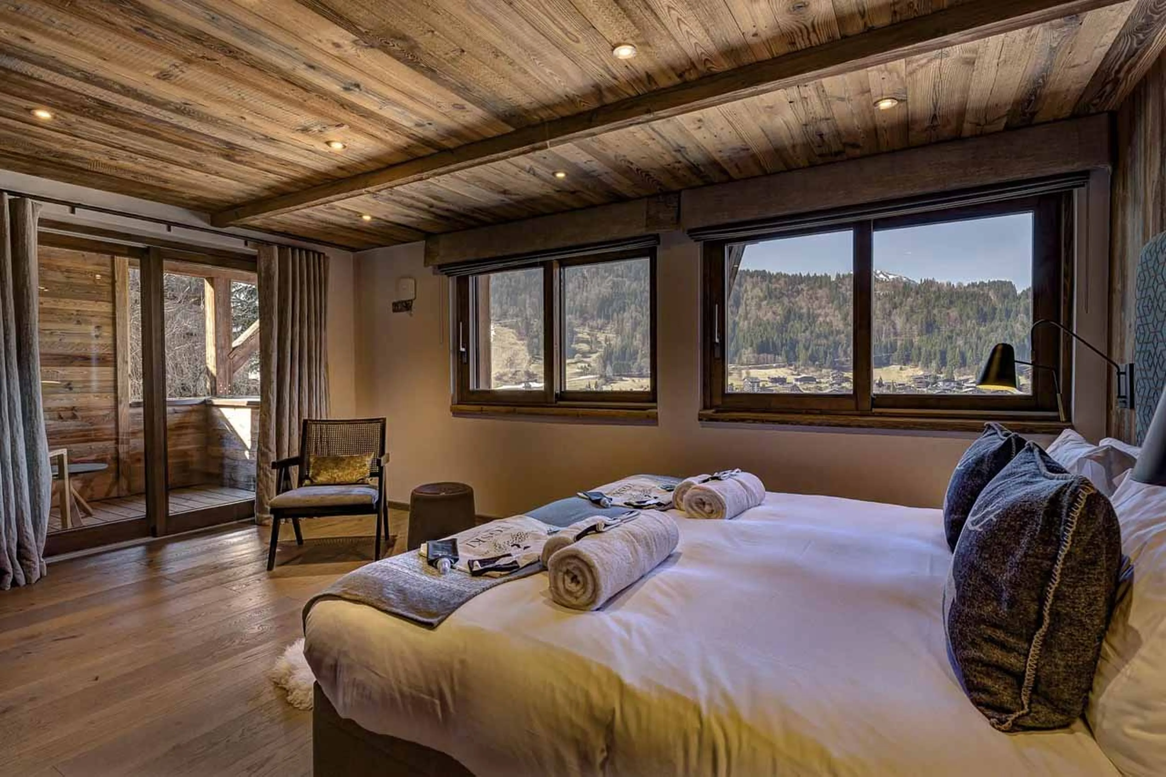 Master suite at Chalet Three Bears in Morzine