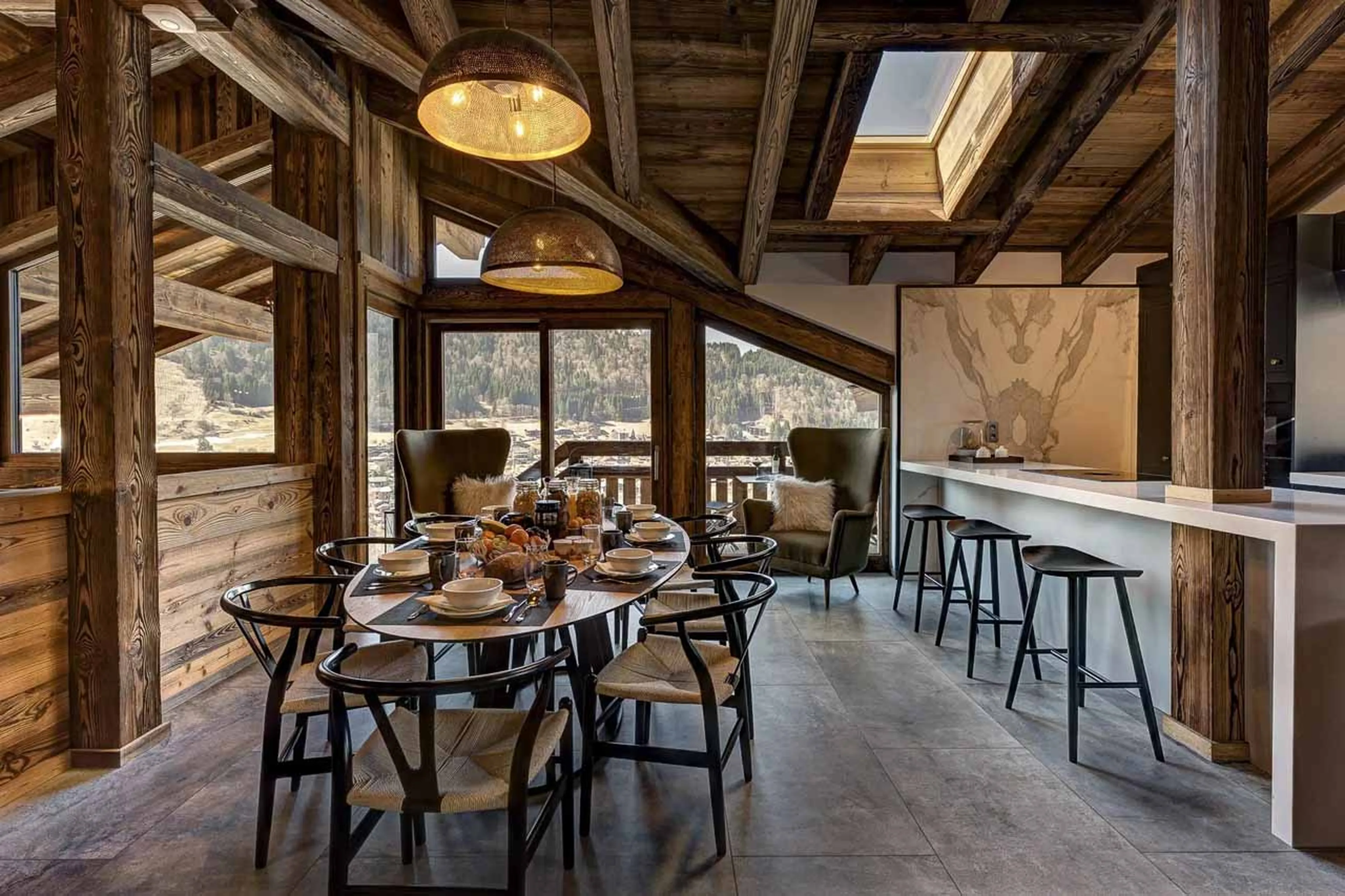 Kitchen at Chalet Goldilocks & Three Bears in Morzine