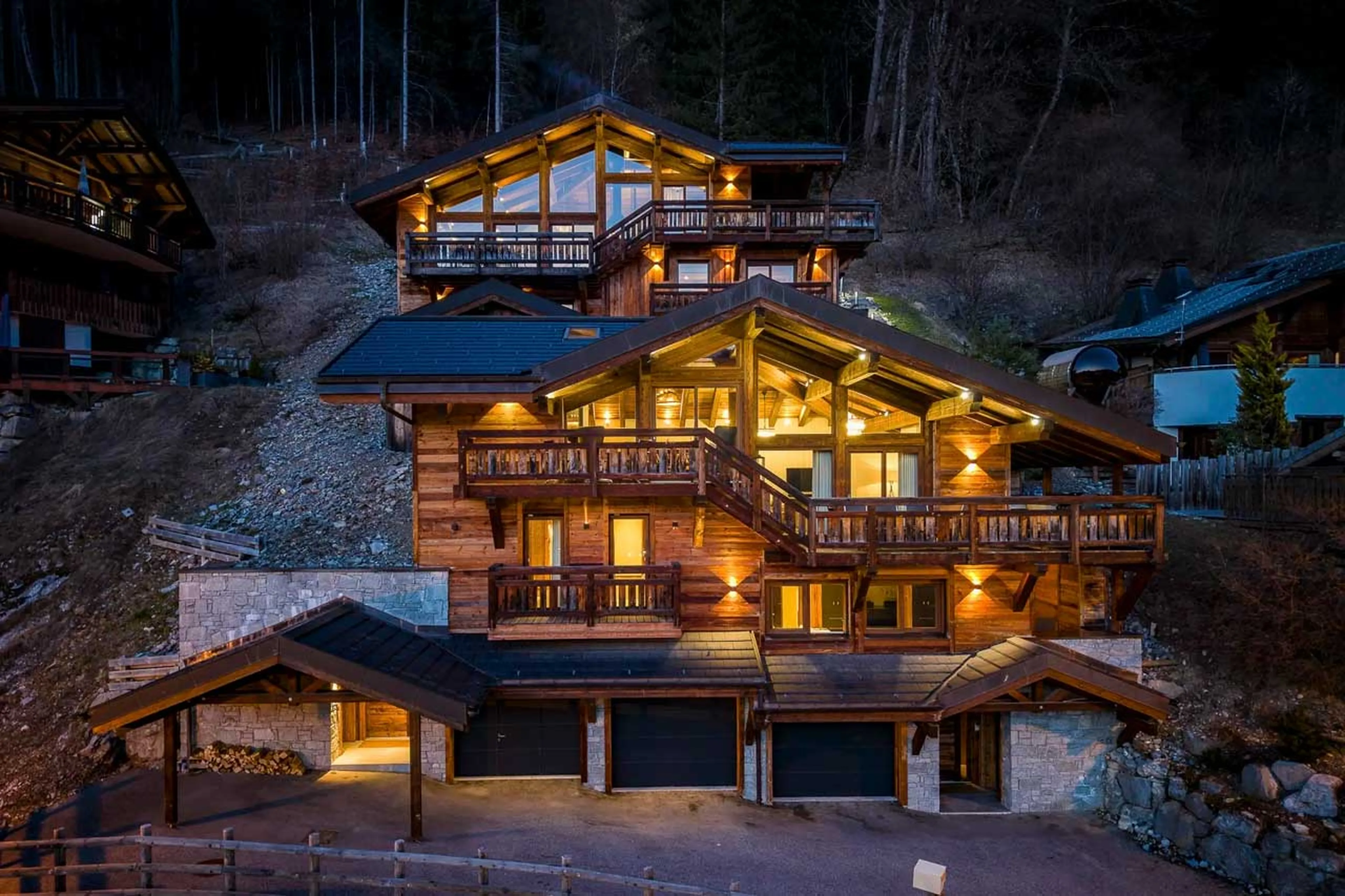Chalet Goldilocks in Morzine in summer