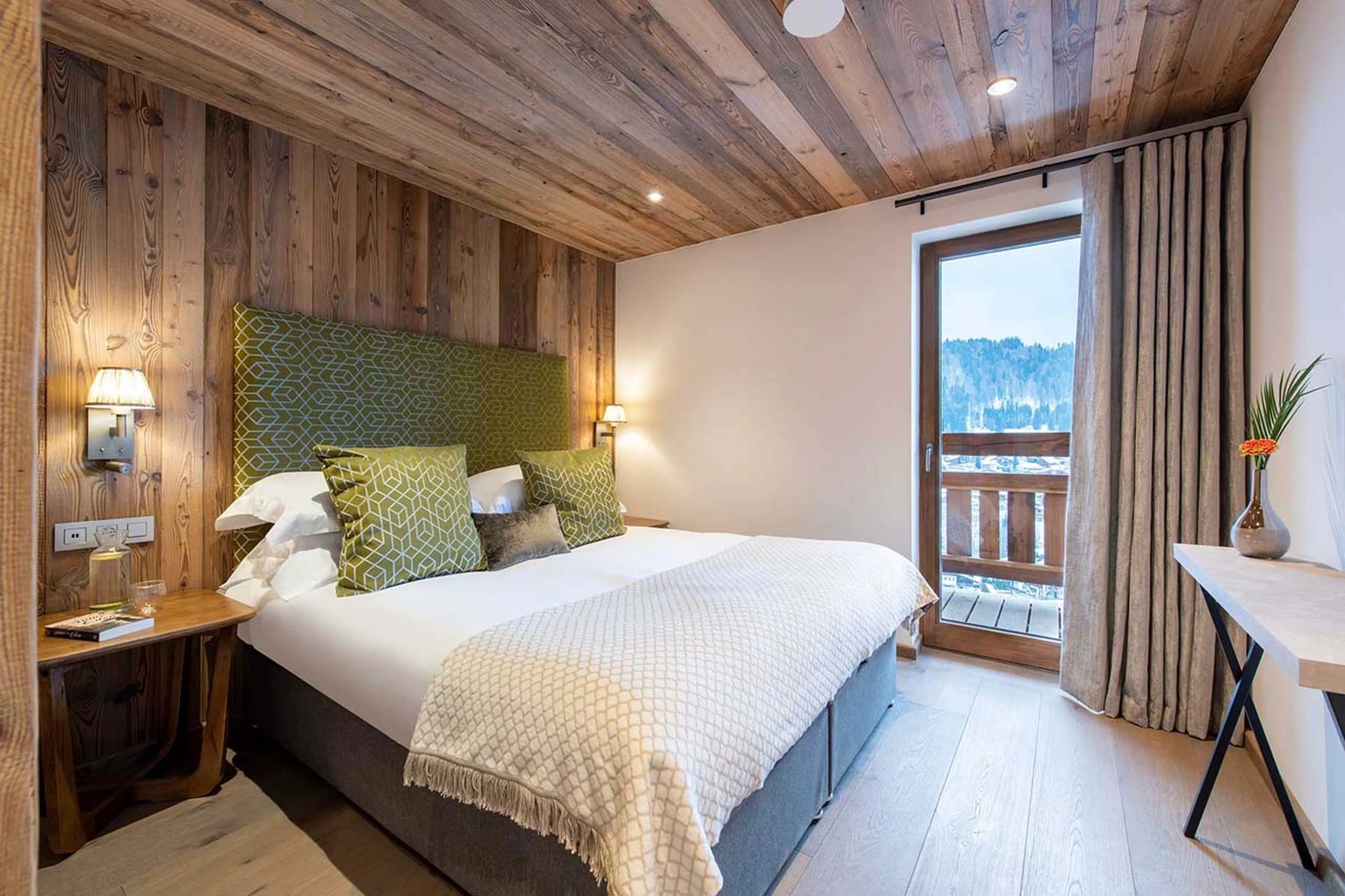 Bedroom two at Chalet Three Bears in Morzine