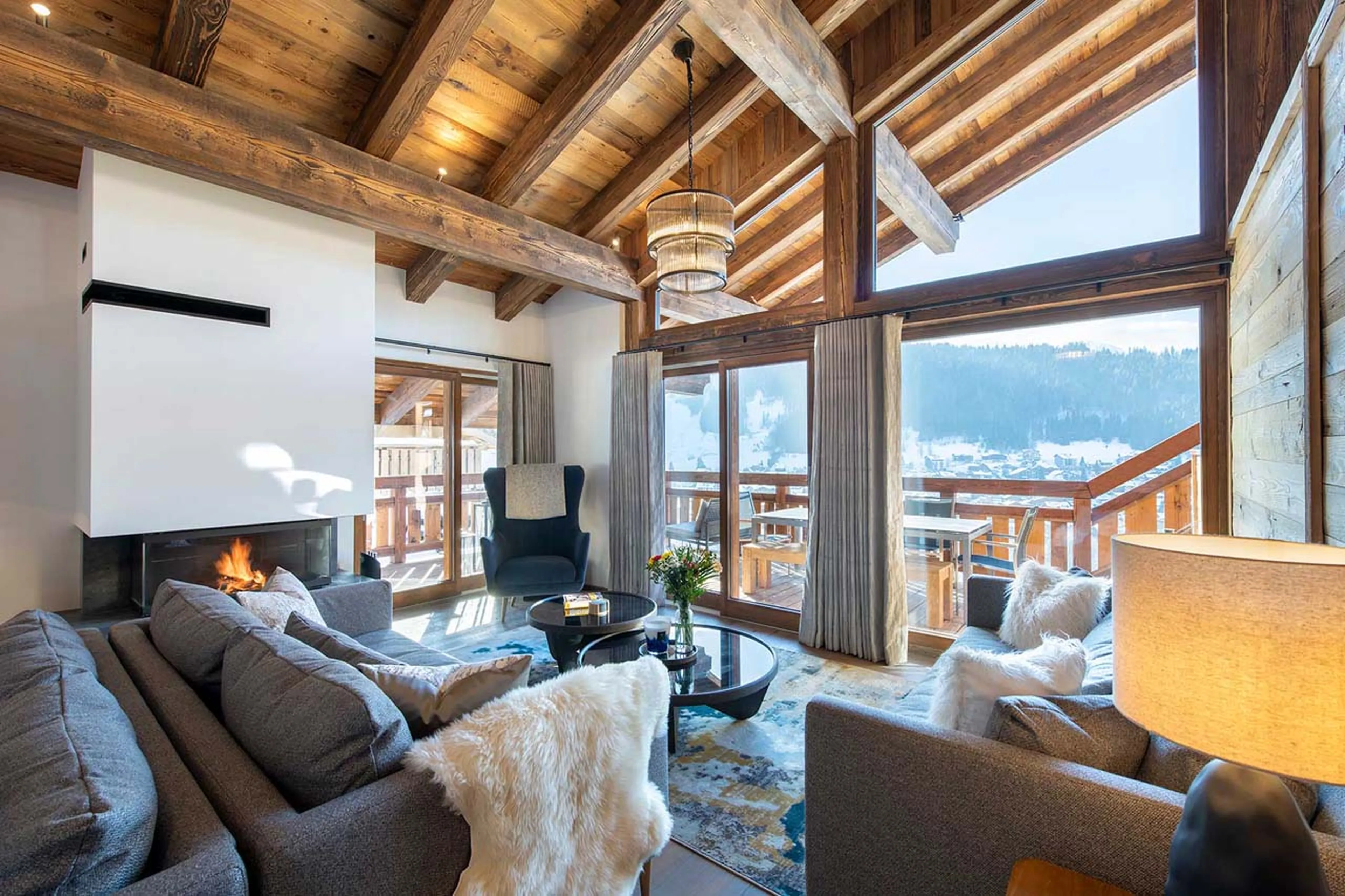 Lounge at Chalet Three Bears in Morzine