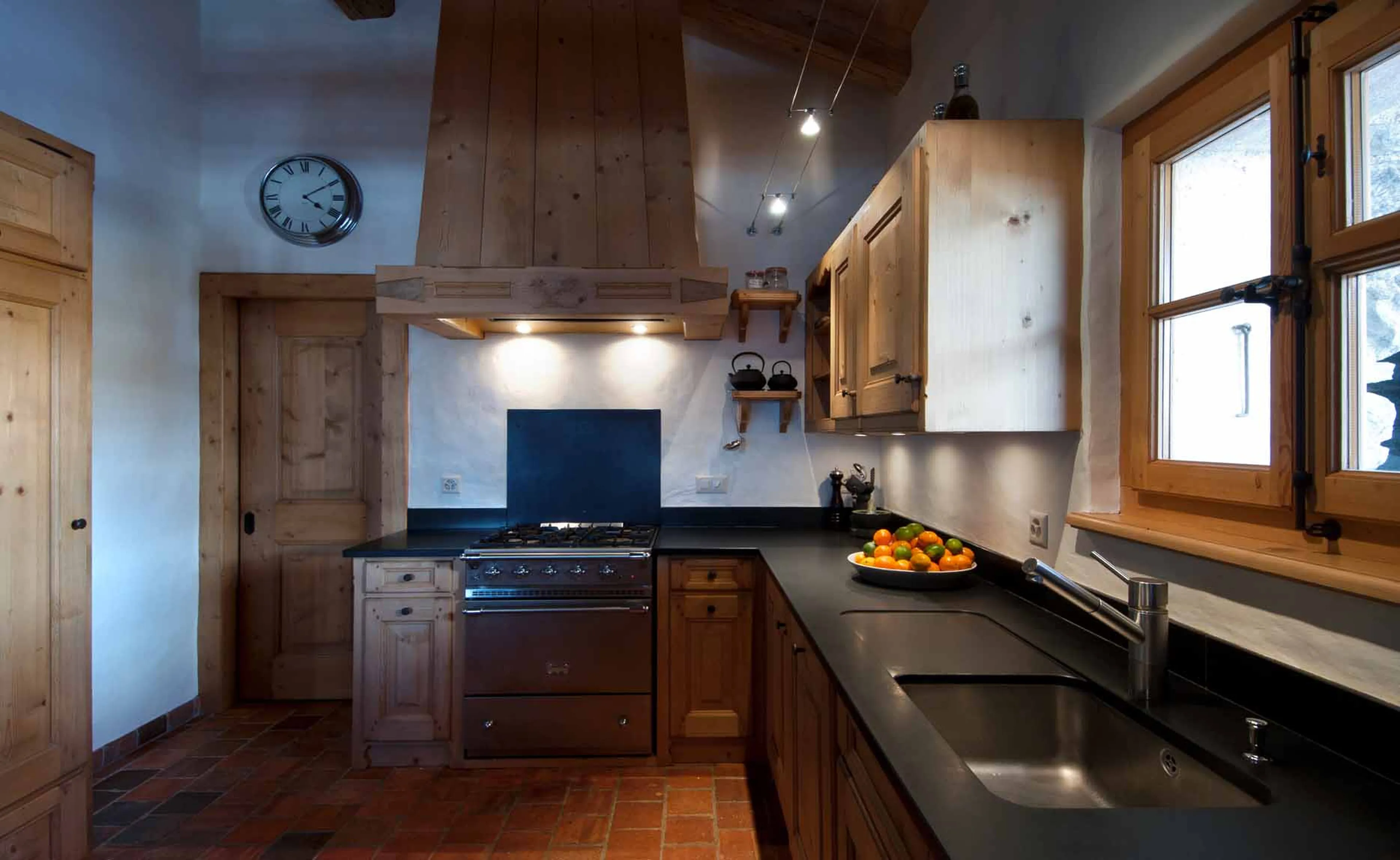 Kitchen at Chalet Tigre in Verbier