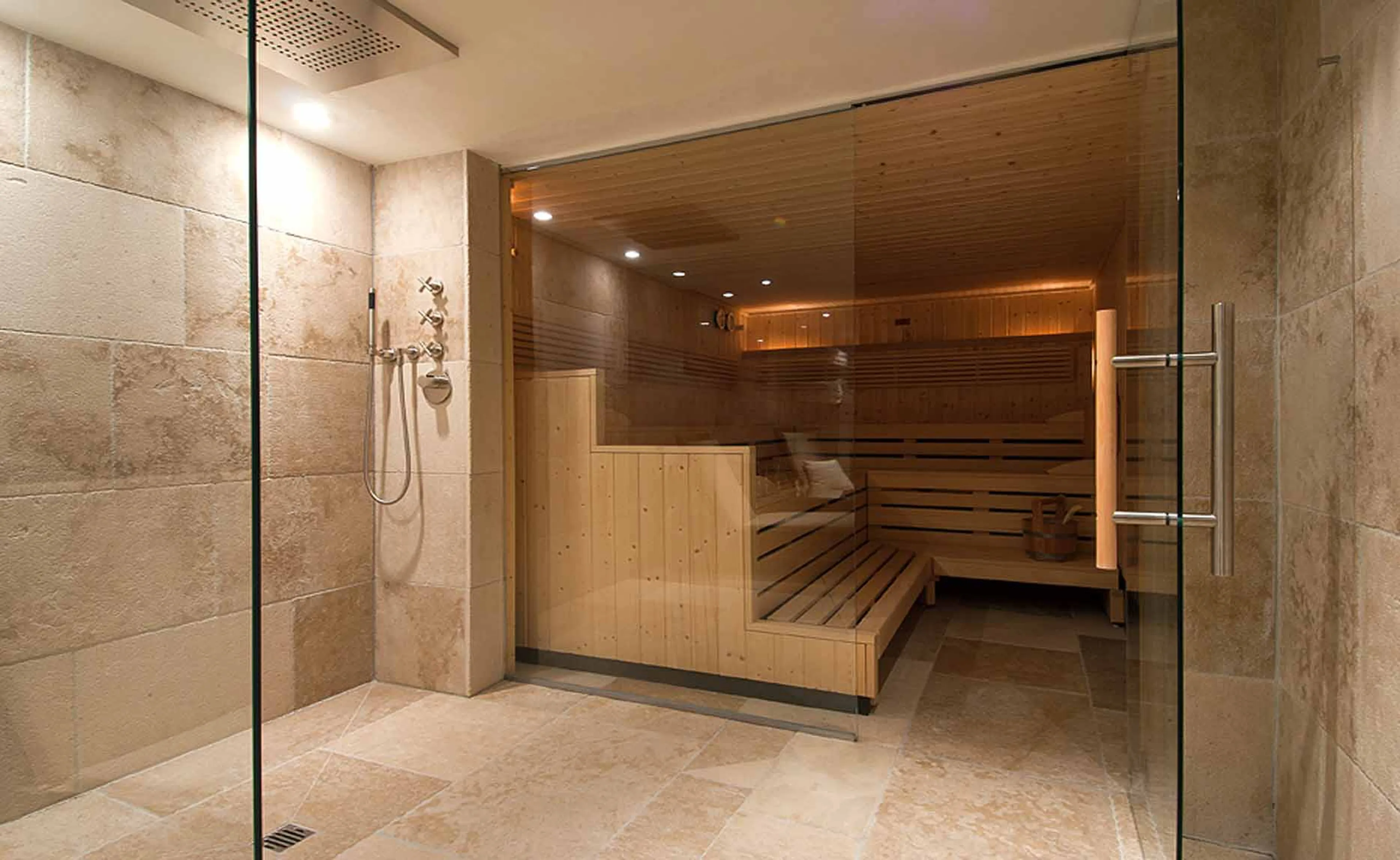 Sauna at Chalet Tigre in Verbier
