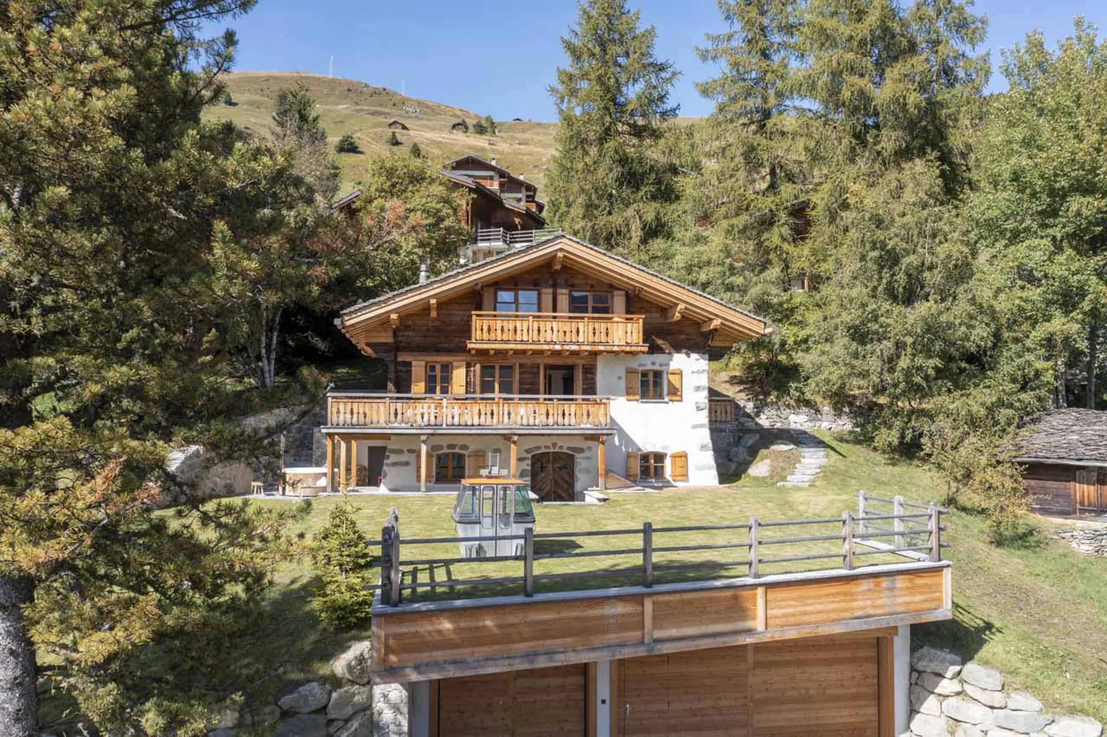 Location of Chalet Tire Bouchon in Verbier