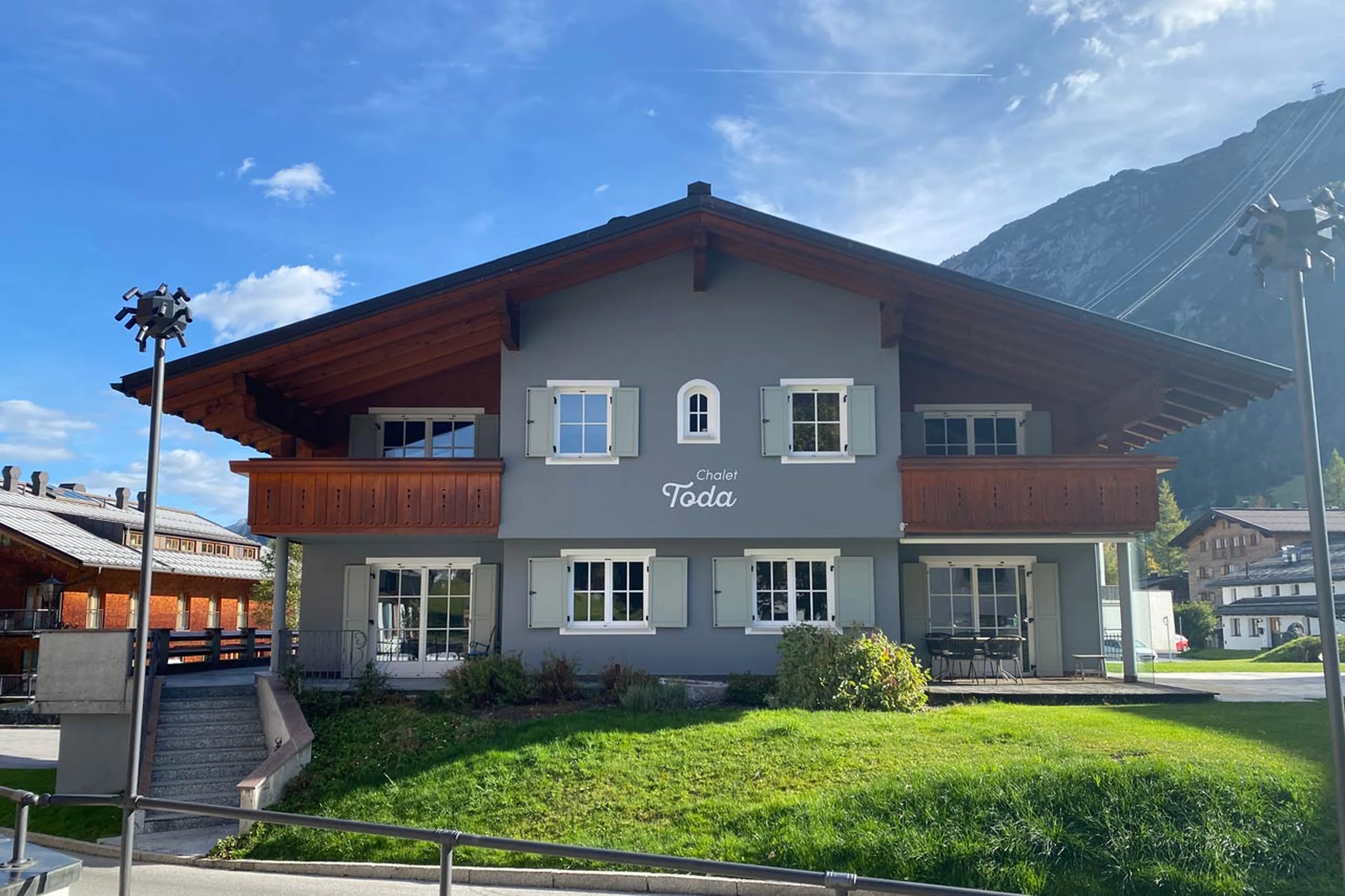 Exterior of Chalet Toda in Lech