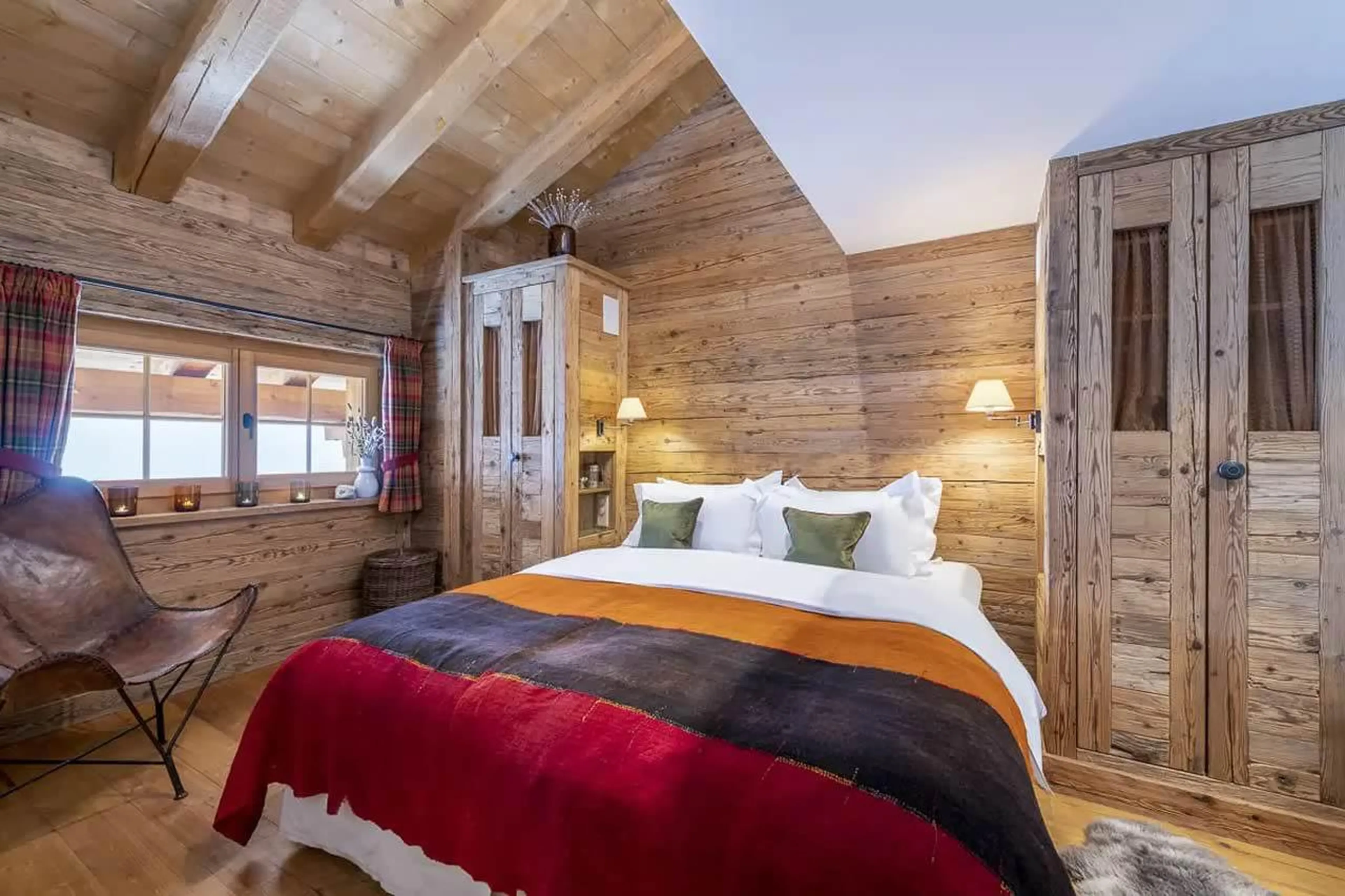 Bedroom one at Penthouse Treize Etoiles in Verbier