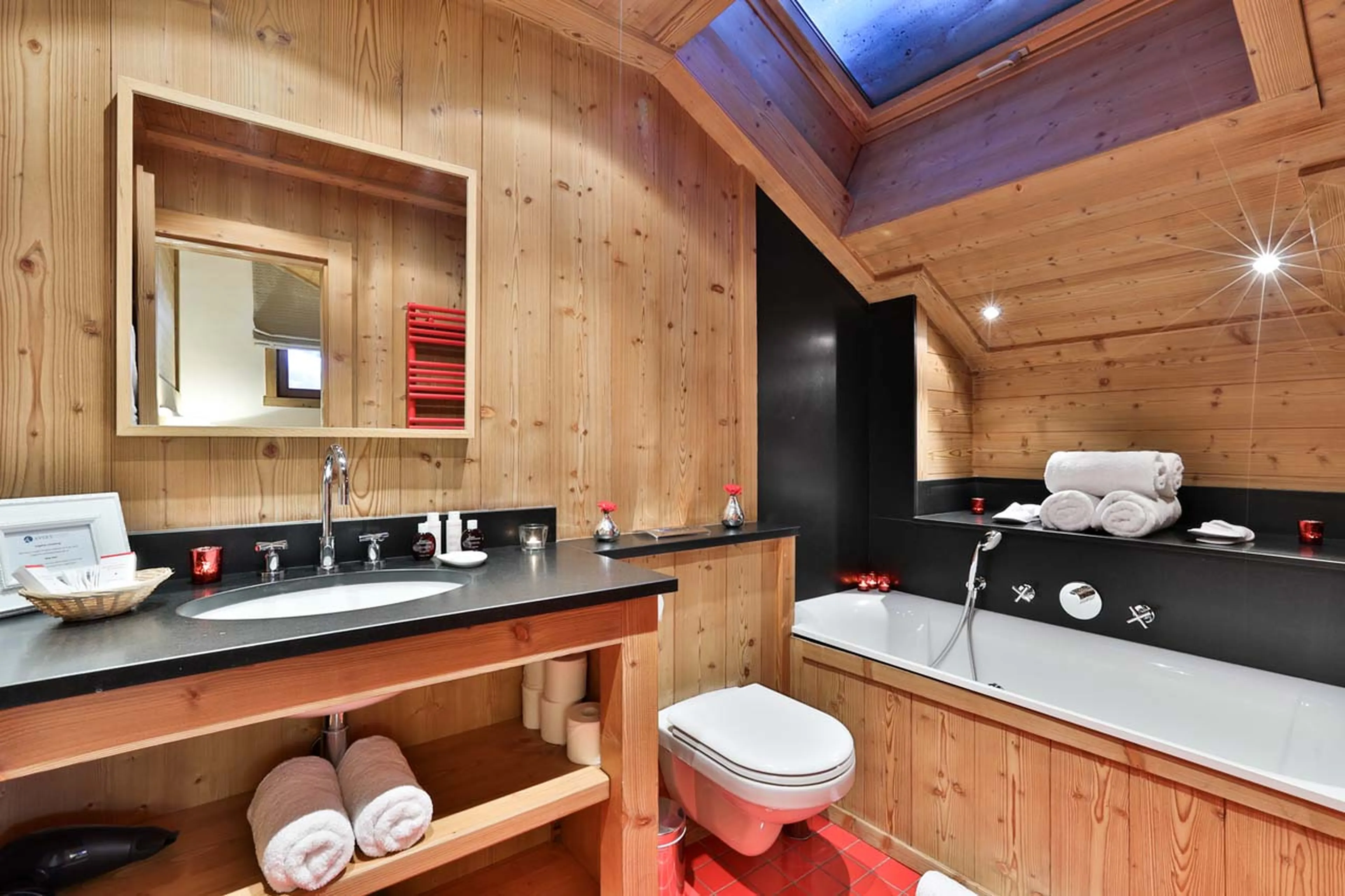 Bathroom one at Chalet Trois Ours in Meribel
