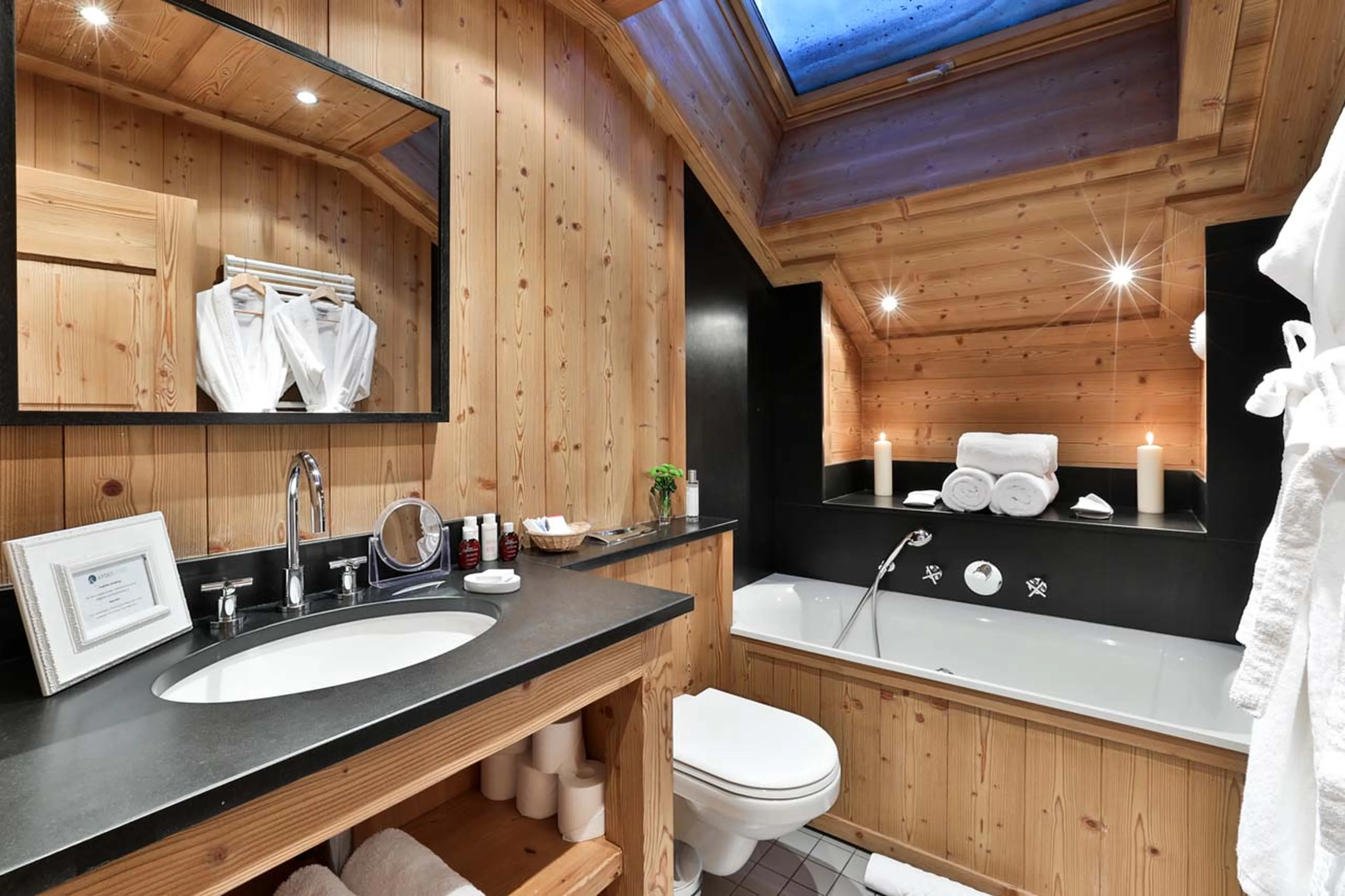 Bathroom three at Chalet Trois Ours in Meribel