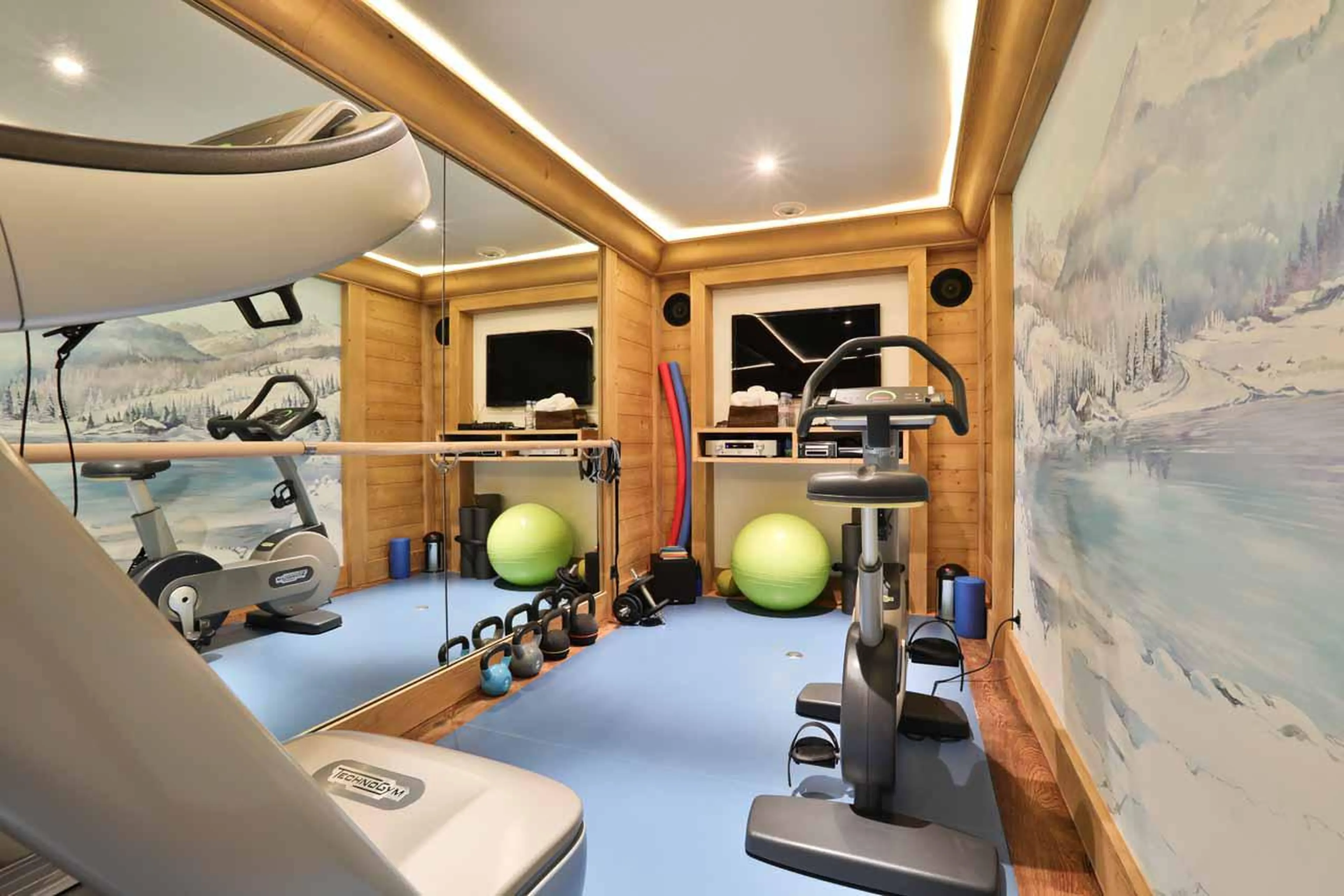 Gym at Chalet Trois Ours in Meribel