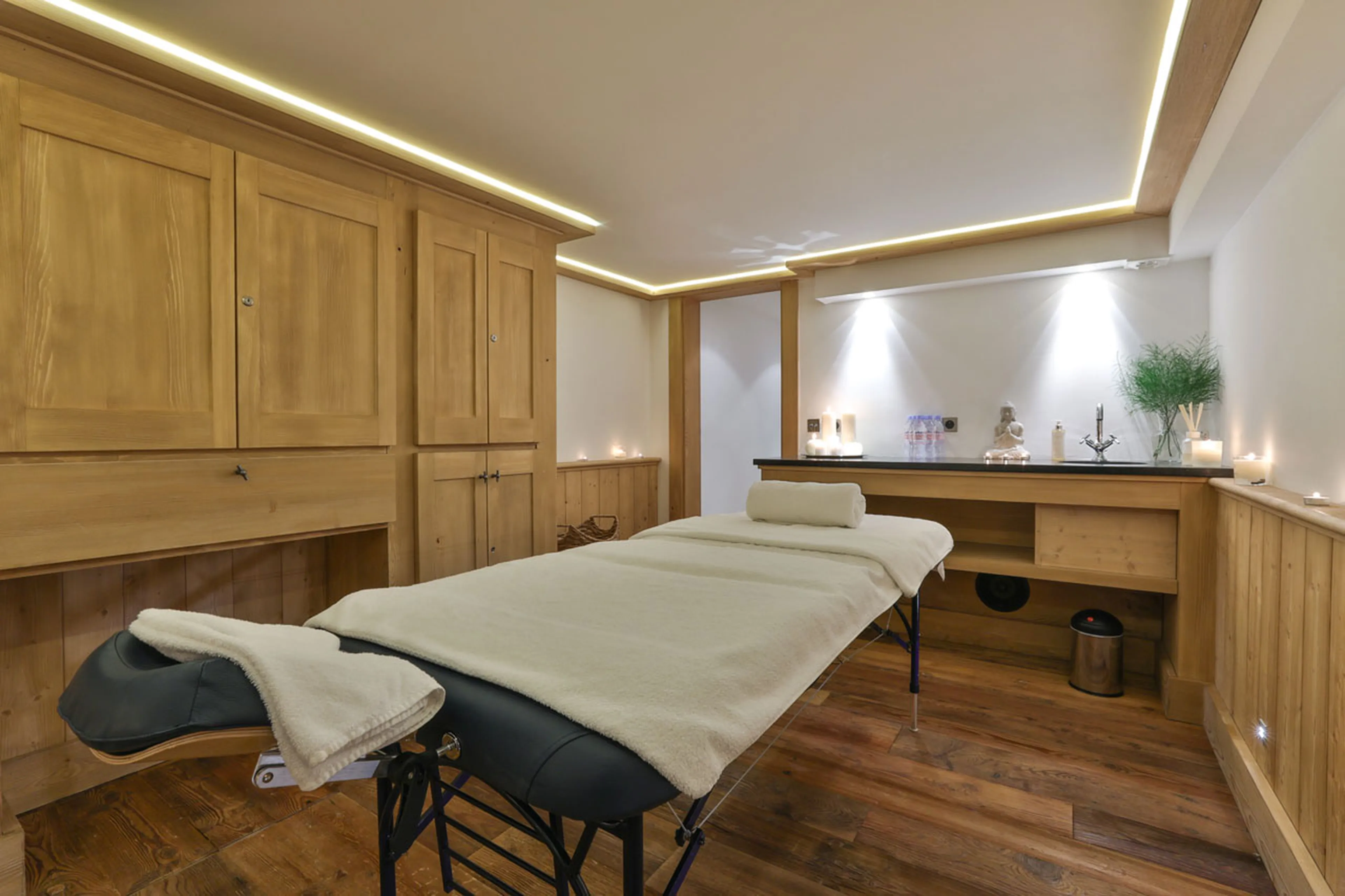 Massage room at Chalet Trois Ours in Meribel