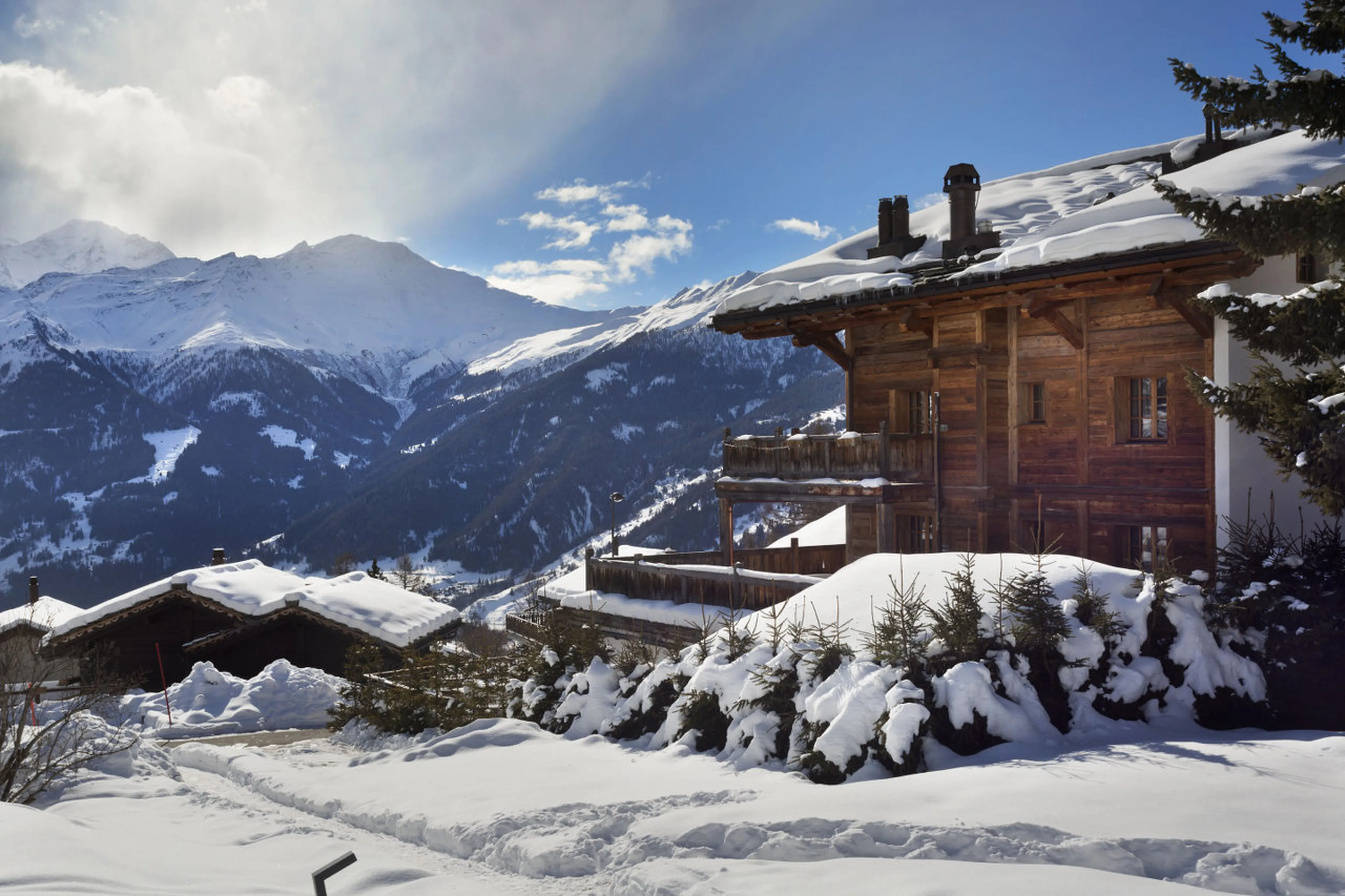 View of Chalet Truffe Blanche in Verbier
