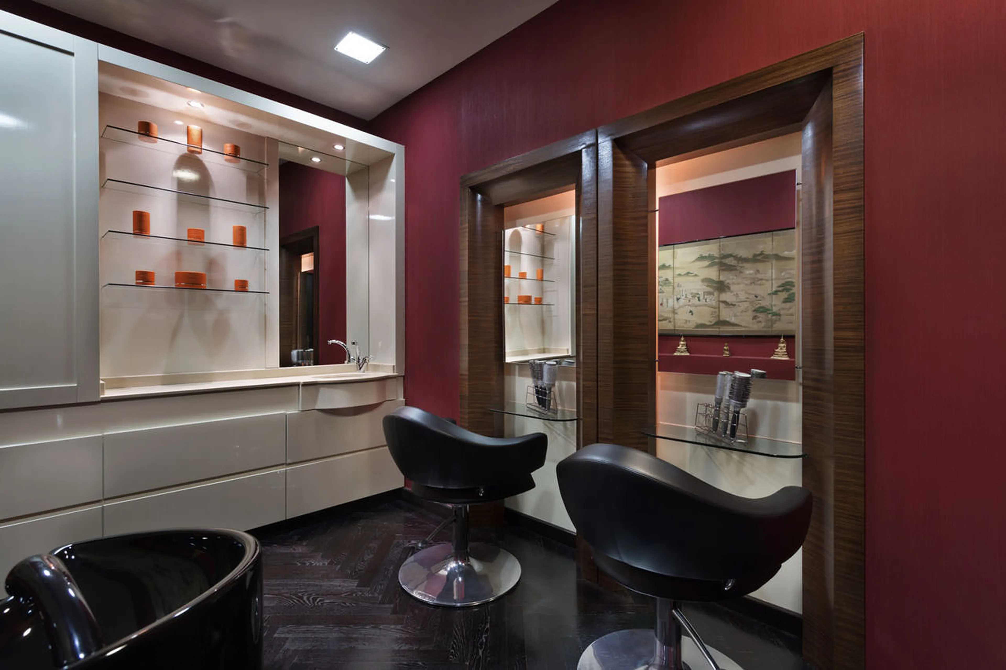 Beauty salon in spa of Chalet Truffe Blanche in Verbier