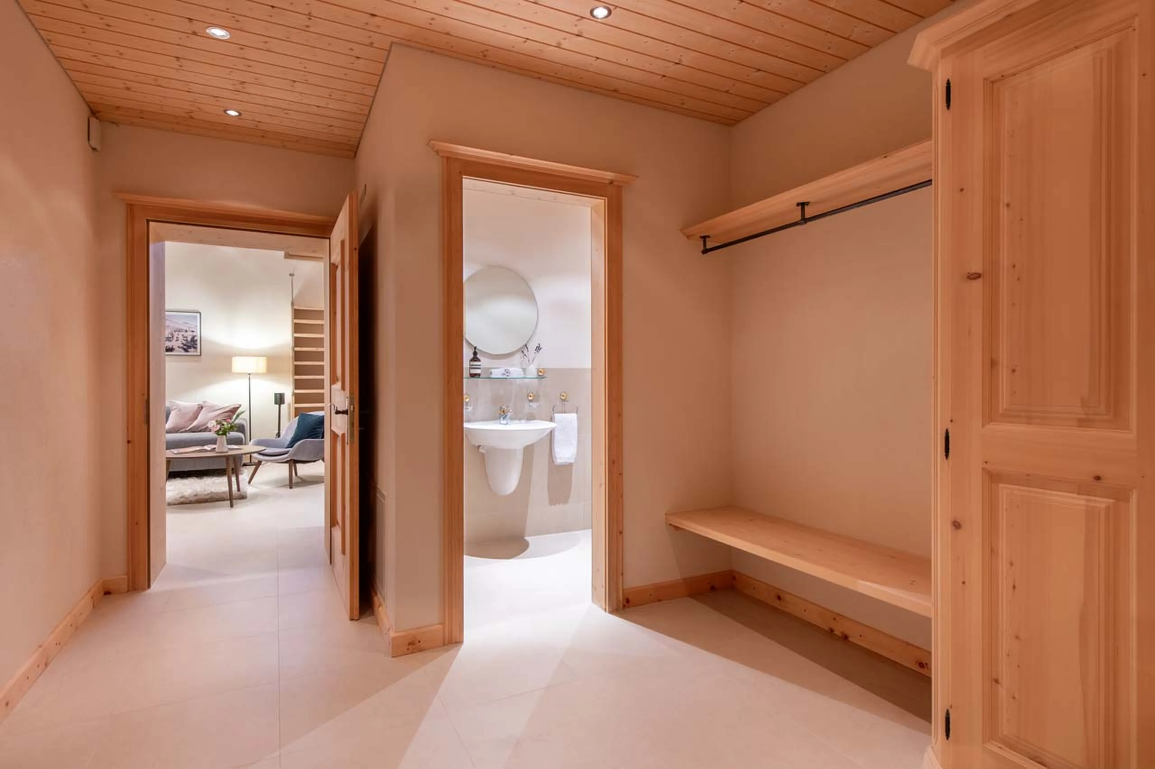 Separate WC at Chalet Tschuetta in Klosters
