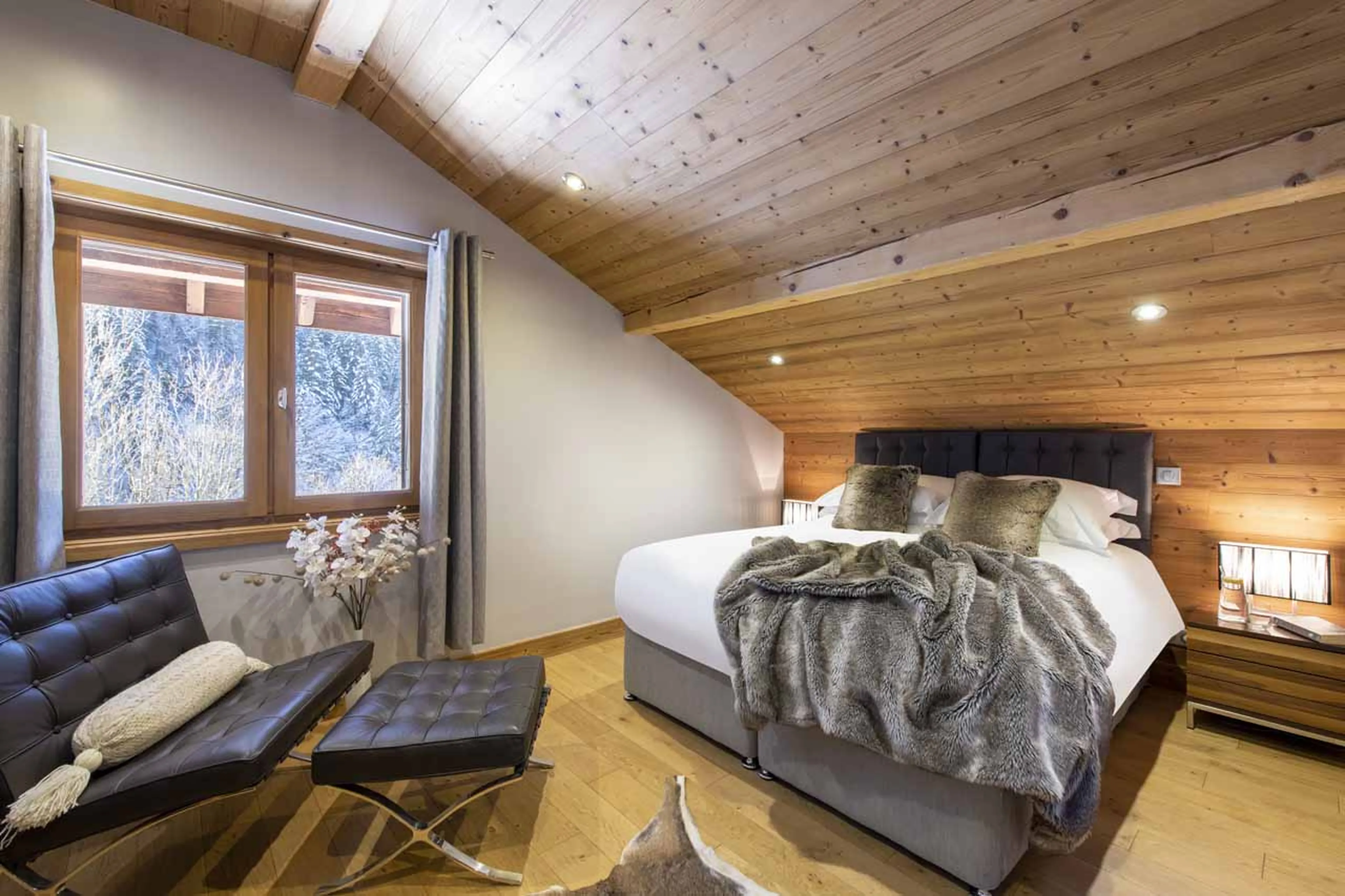 Bedroom four at Chalet Twenty26 in Morzine