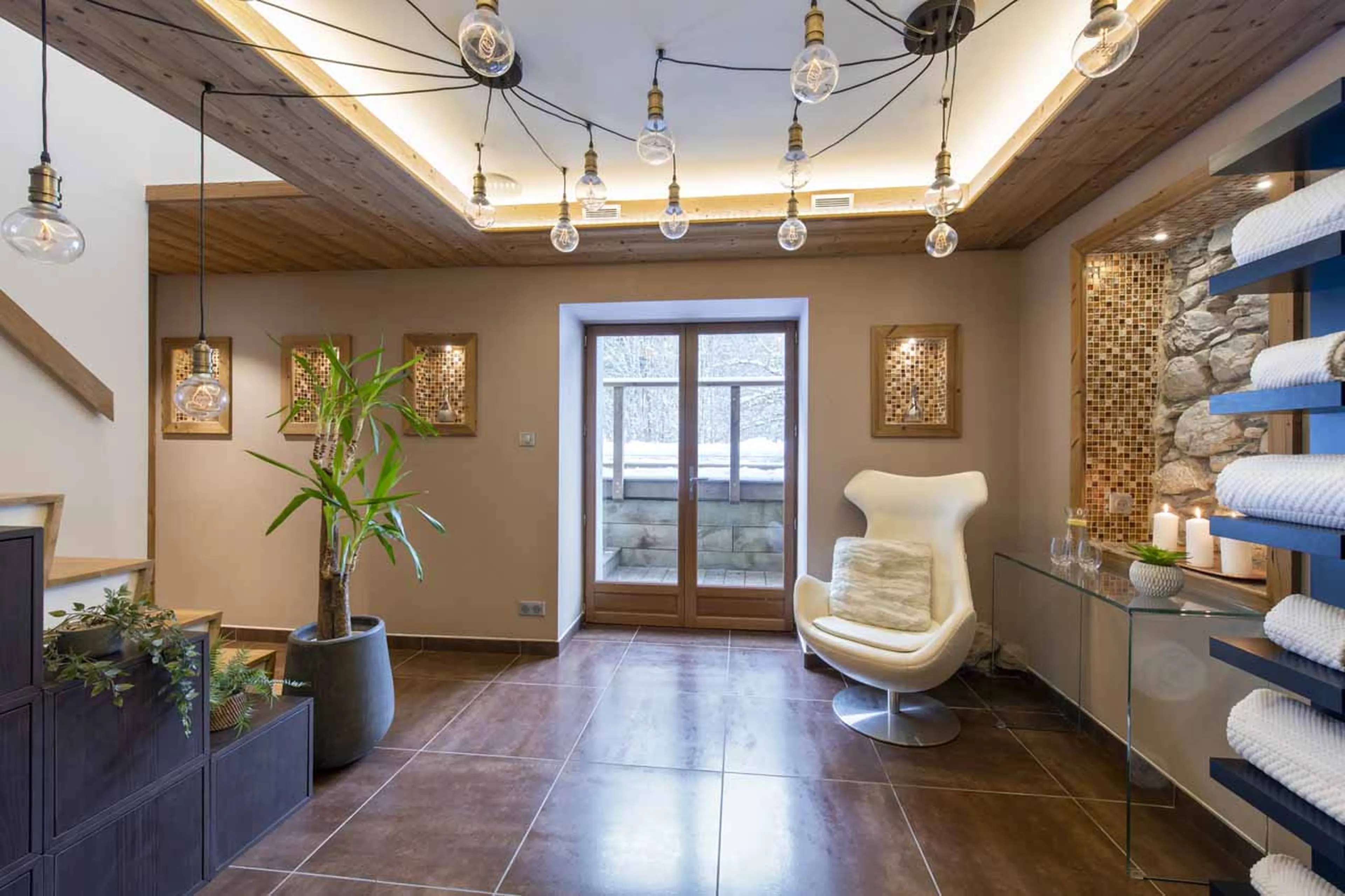 Spa area at Chalet Twenty26 in Morzine