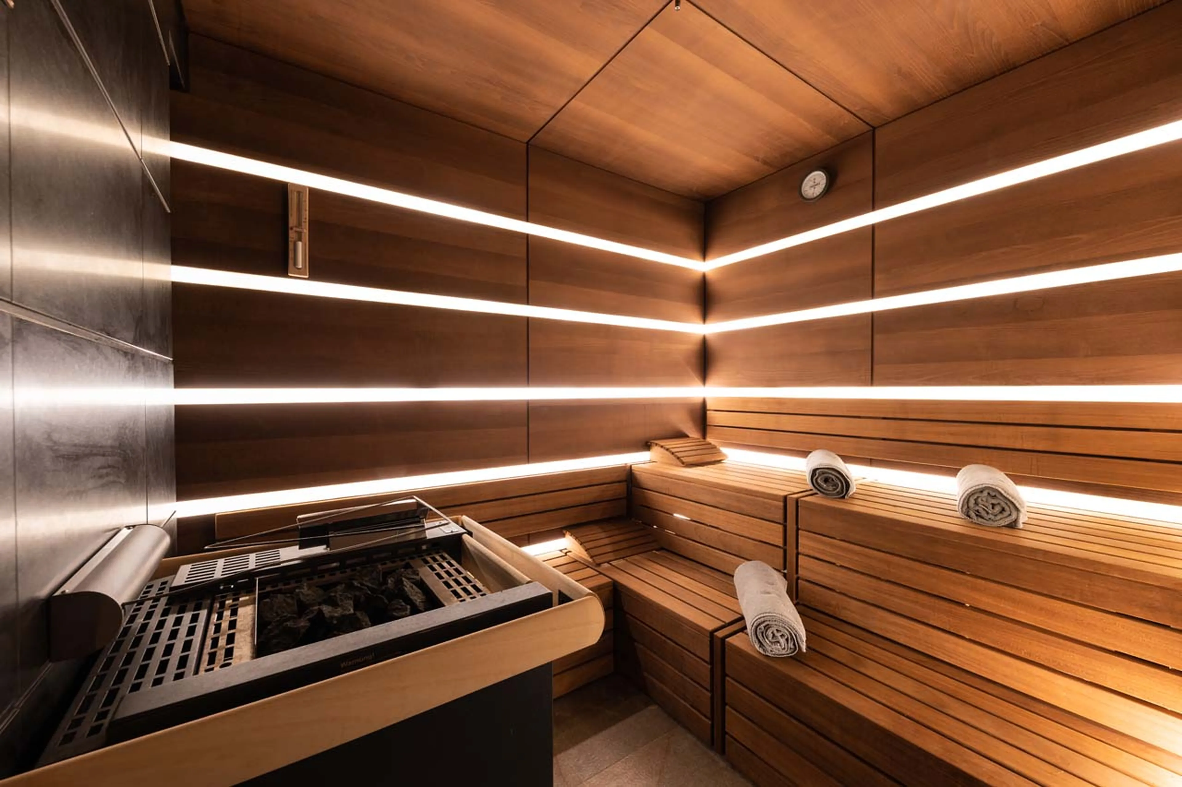 Sauna at Chalet Uberhaus in Lech