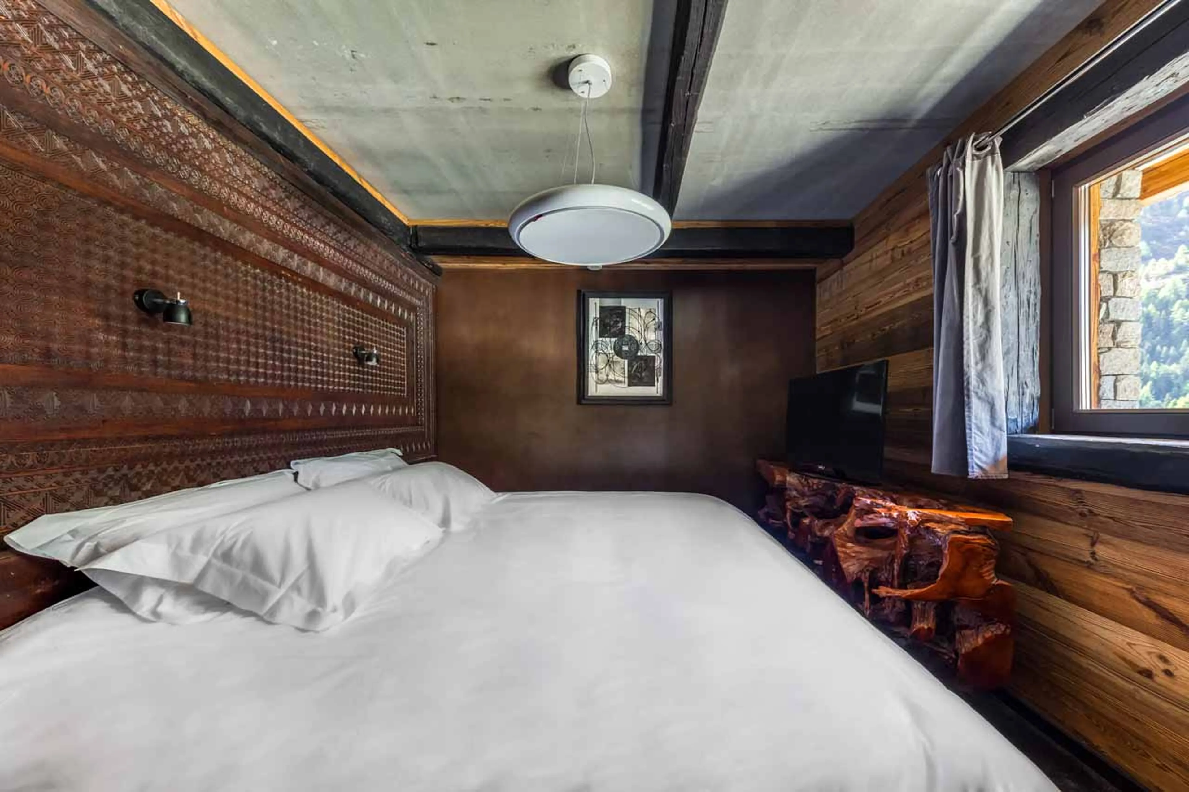 Bedroom five at Chalet Ubud in Tignes