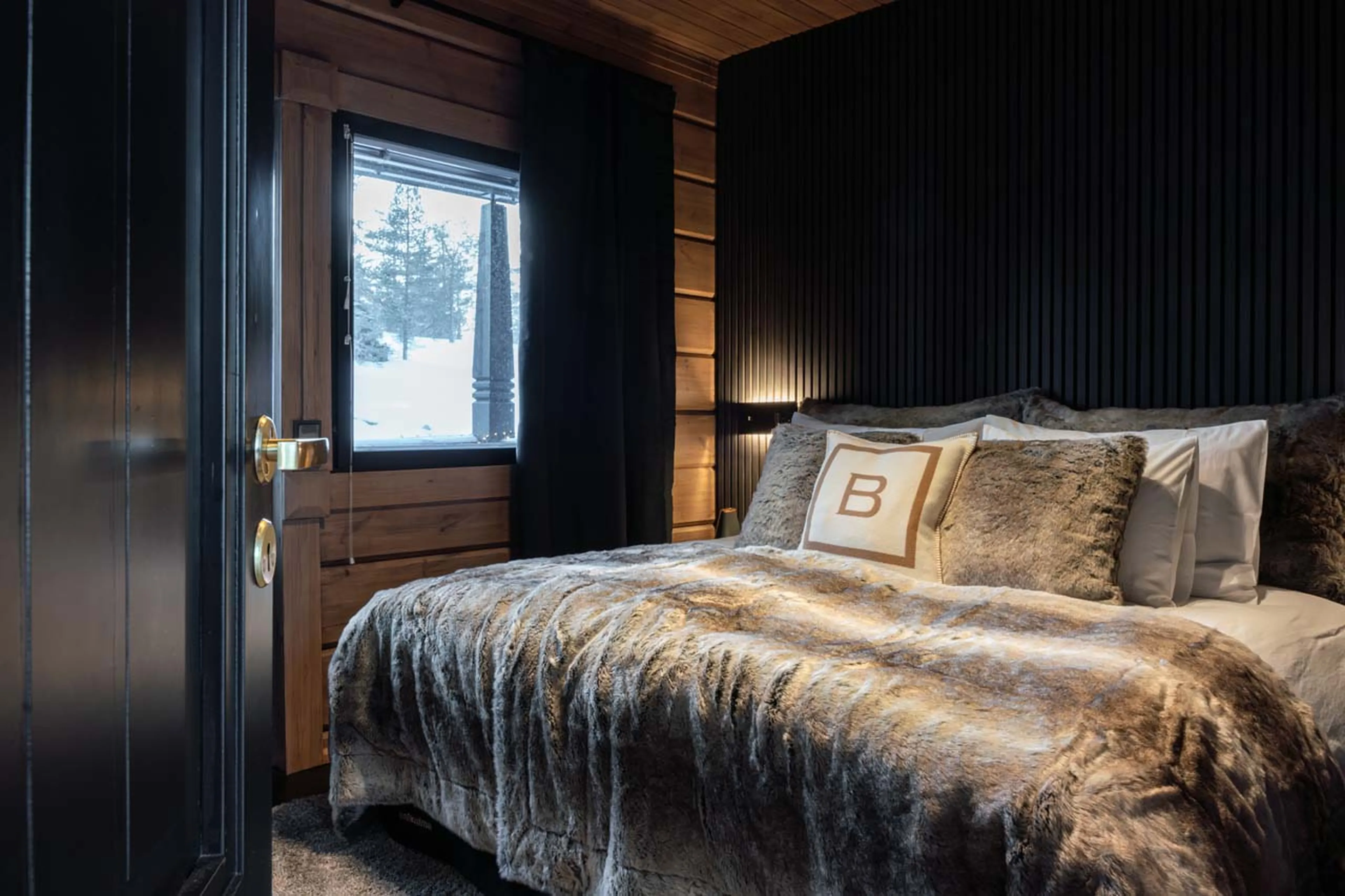 Bedroom four at Chalet Utsu in Levi, Finland