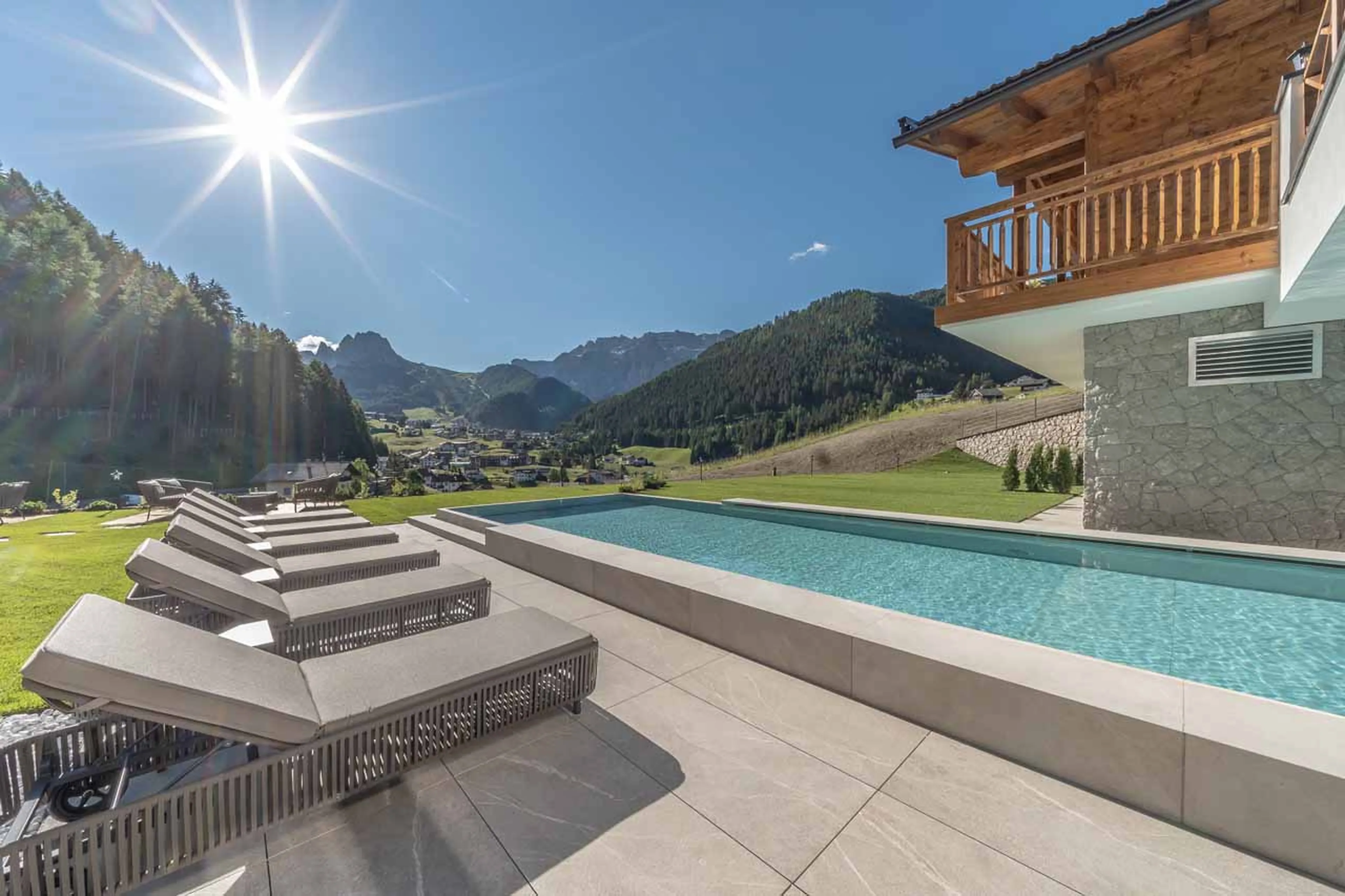 Pool at the Loft in Val Gardena