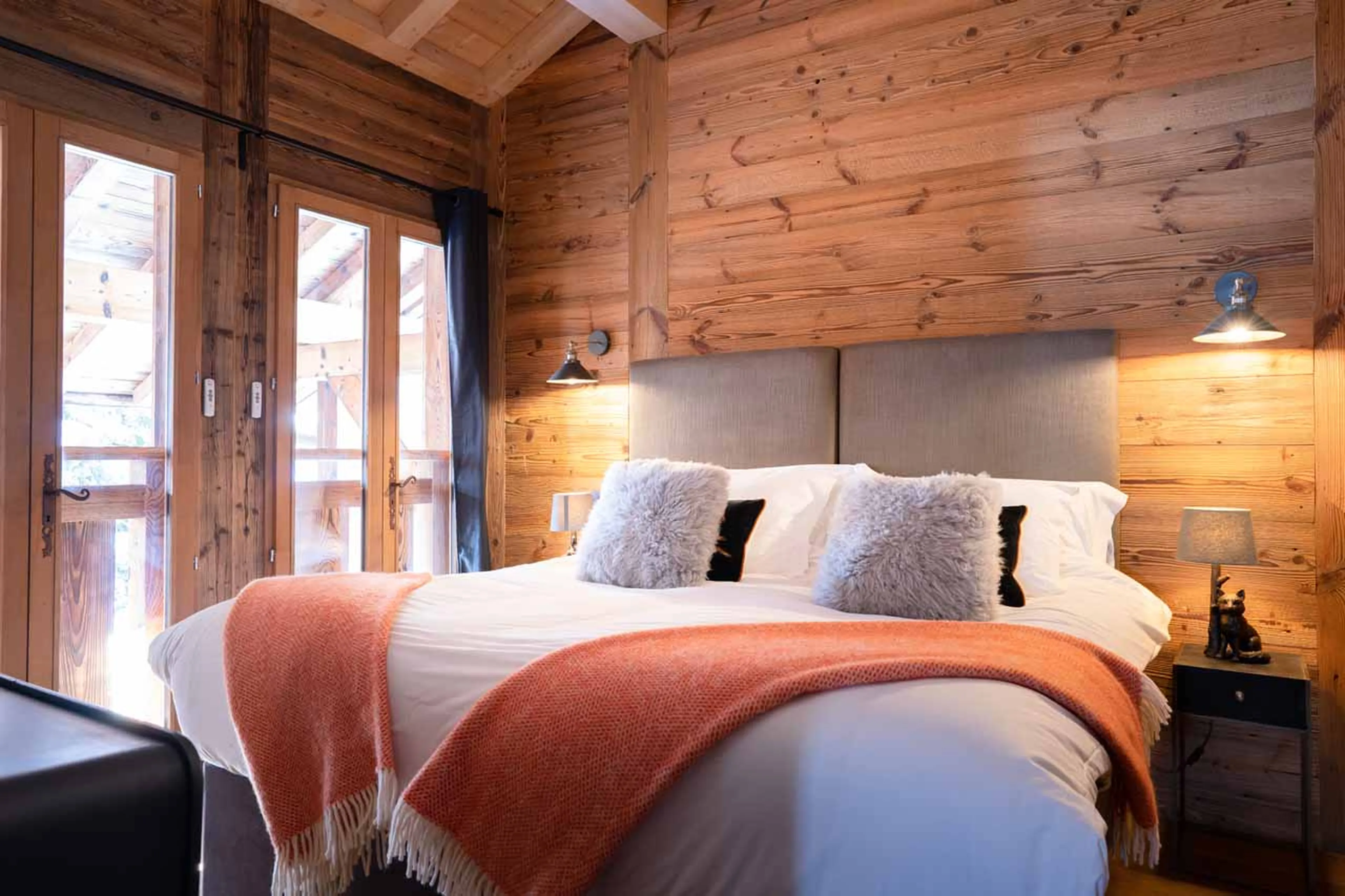 Bedroom two at Chalet Valambrun in Les Gets