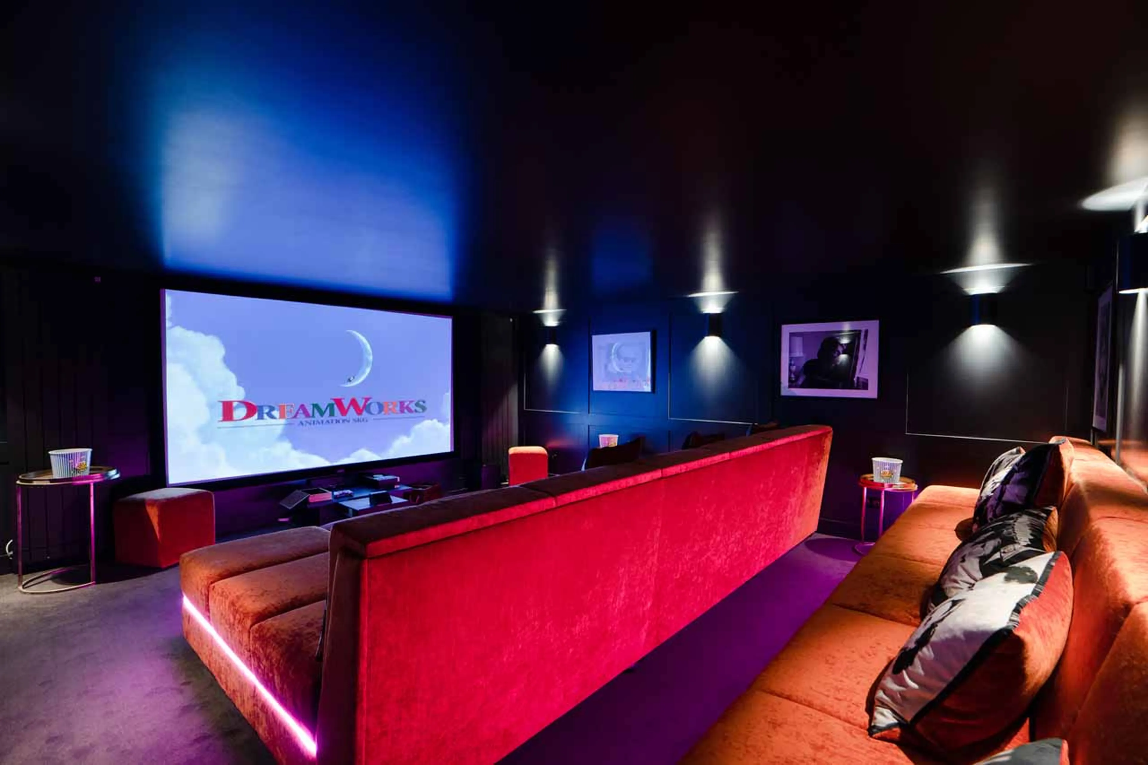Cinema room at Chalet Valambrun in Les Gets