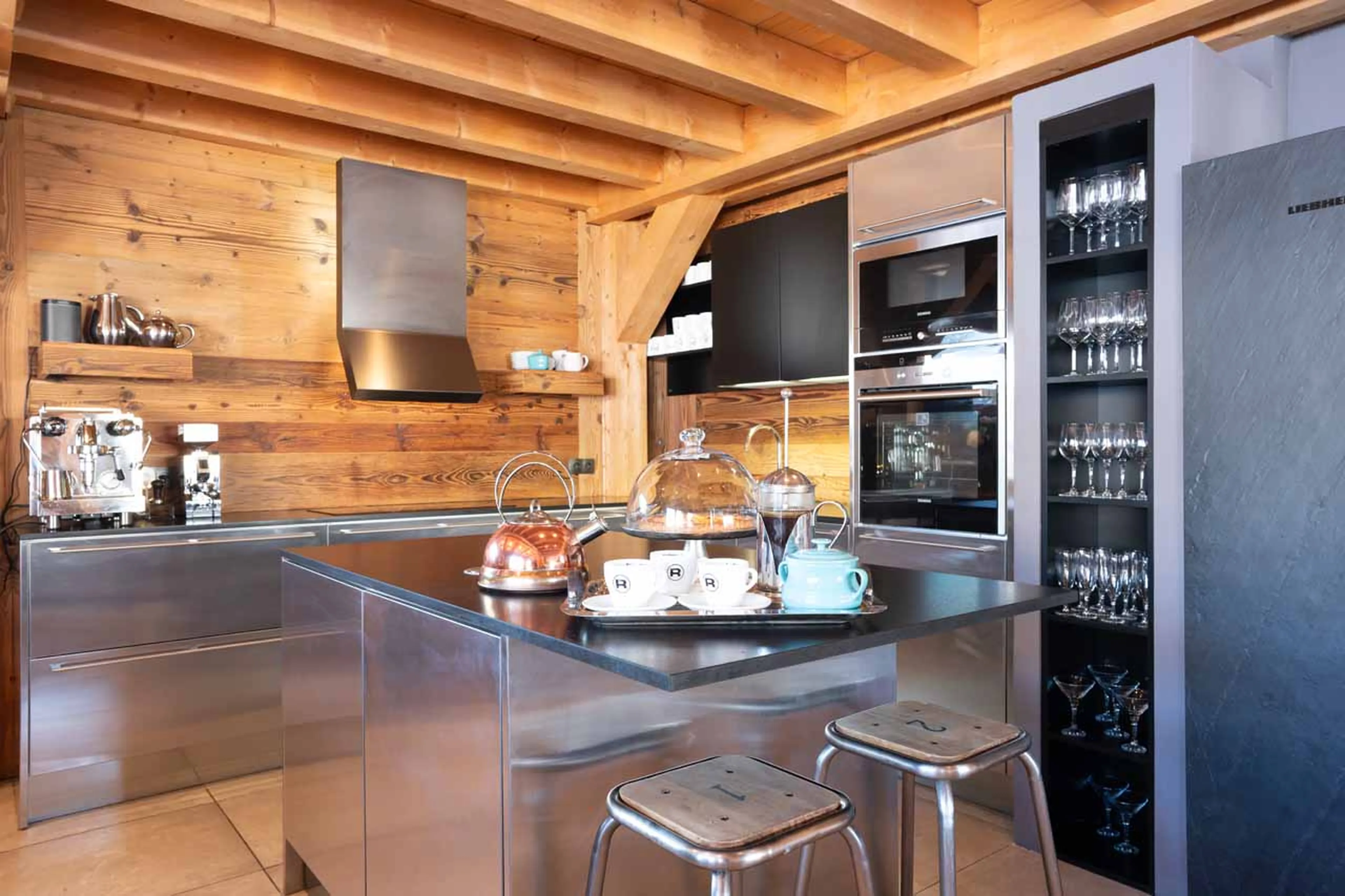 Kitchen at Chalet Valambrun in Les Gets